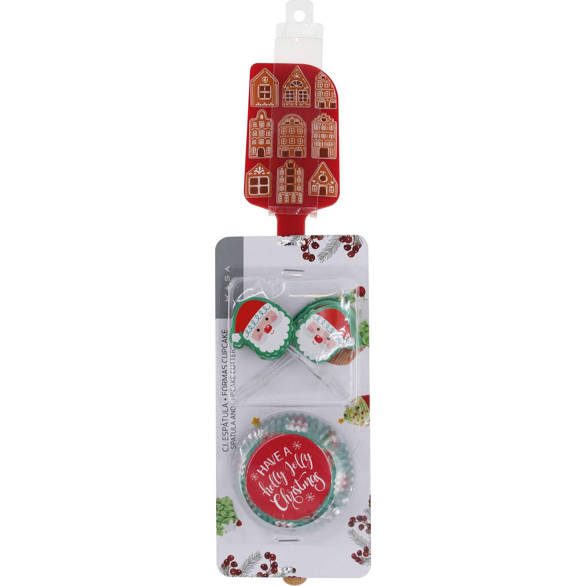 Conjunto Espátula e Formas Cupcake