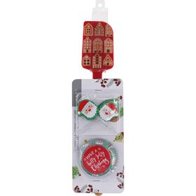 Conjunto Espátula e Formas Cupcake