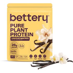 Prote&iacute;na Vegetal em P&oacute; Baunilha sem Gl&uacute;ten Bettery