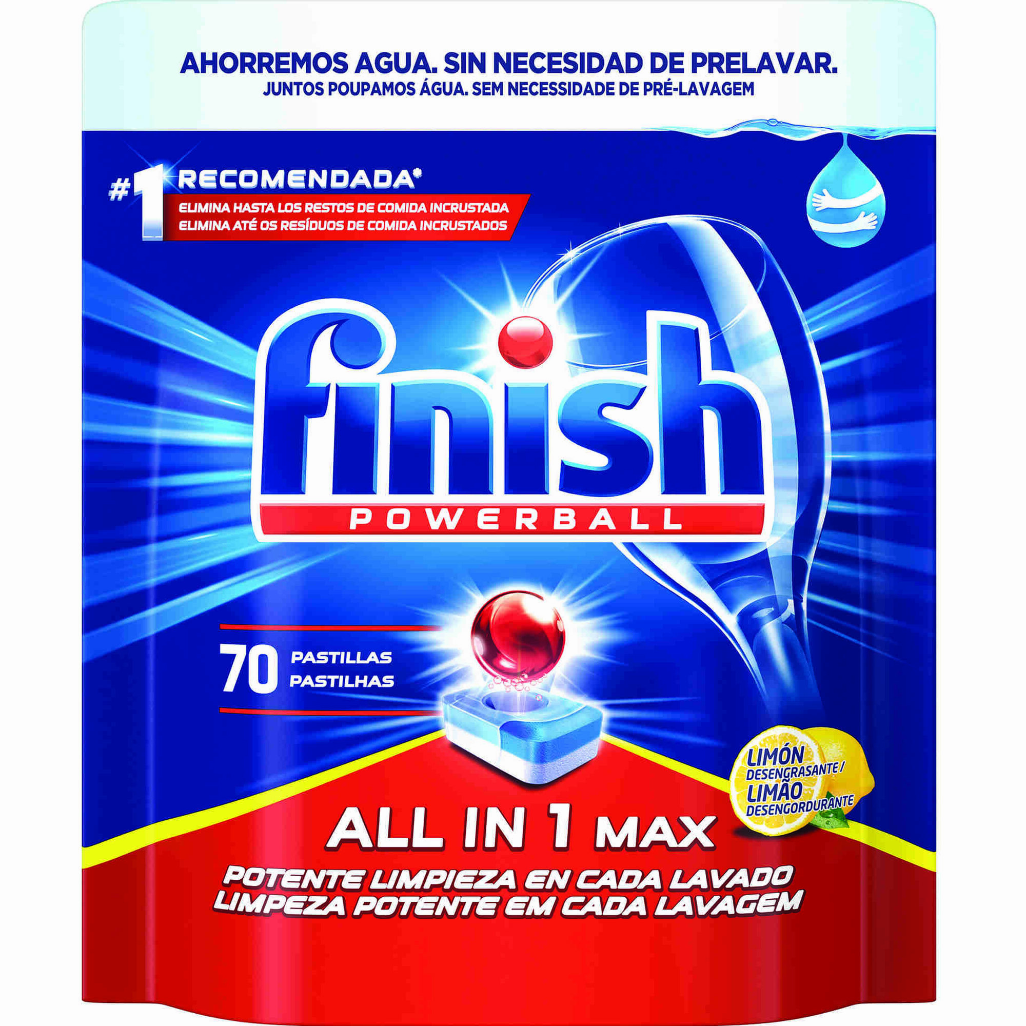 Detergente Máquina Loiça Pastilhas All in 1 Limão Detergente Máquina Loiça Pastilhas All in 1 Limão