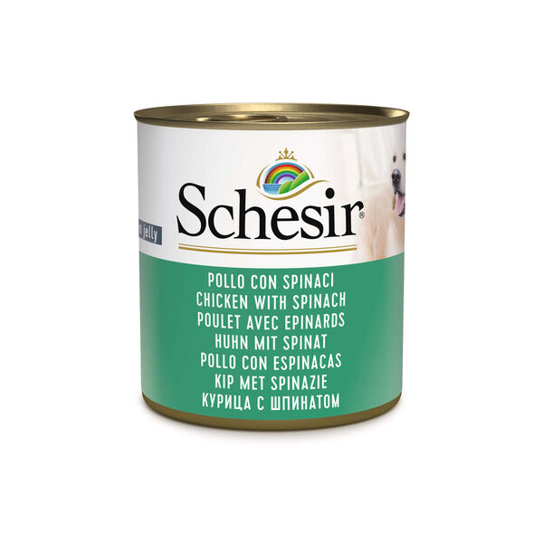 Comida Húmida para Cão Frango e Espinafre Schesir