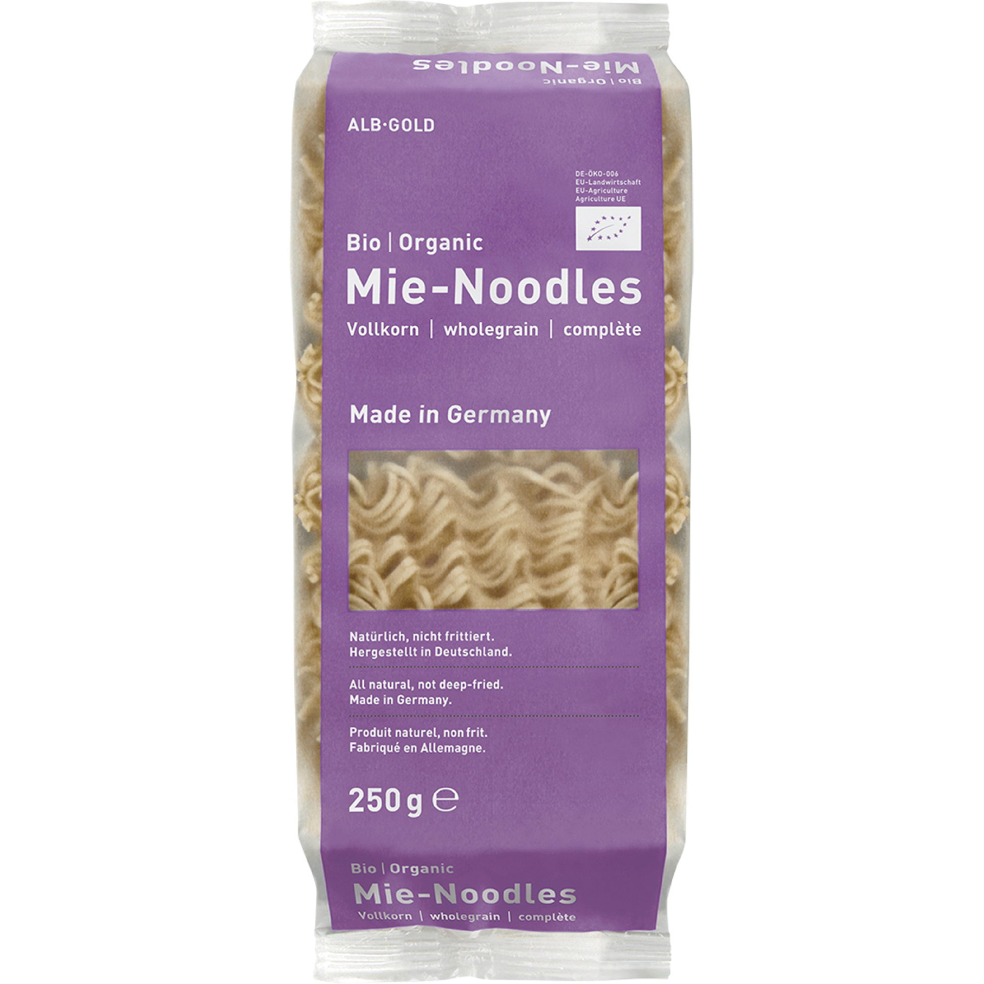 Massa Noodles de Trigo Integral