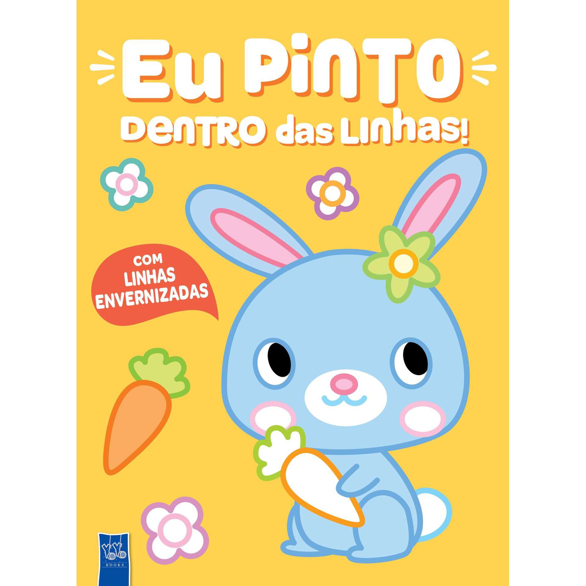 Eu Pinto Dentro das Linhas: Coelha - Amarelo