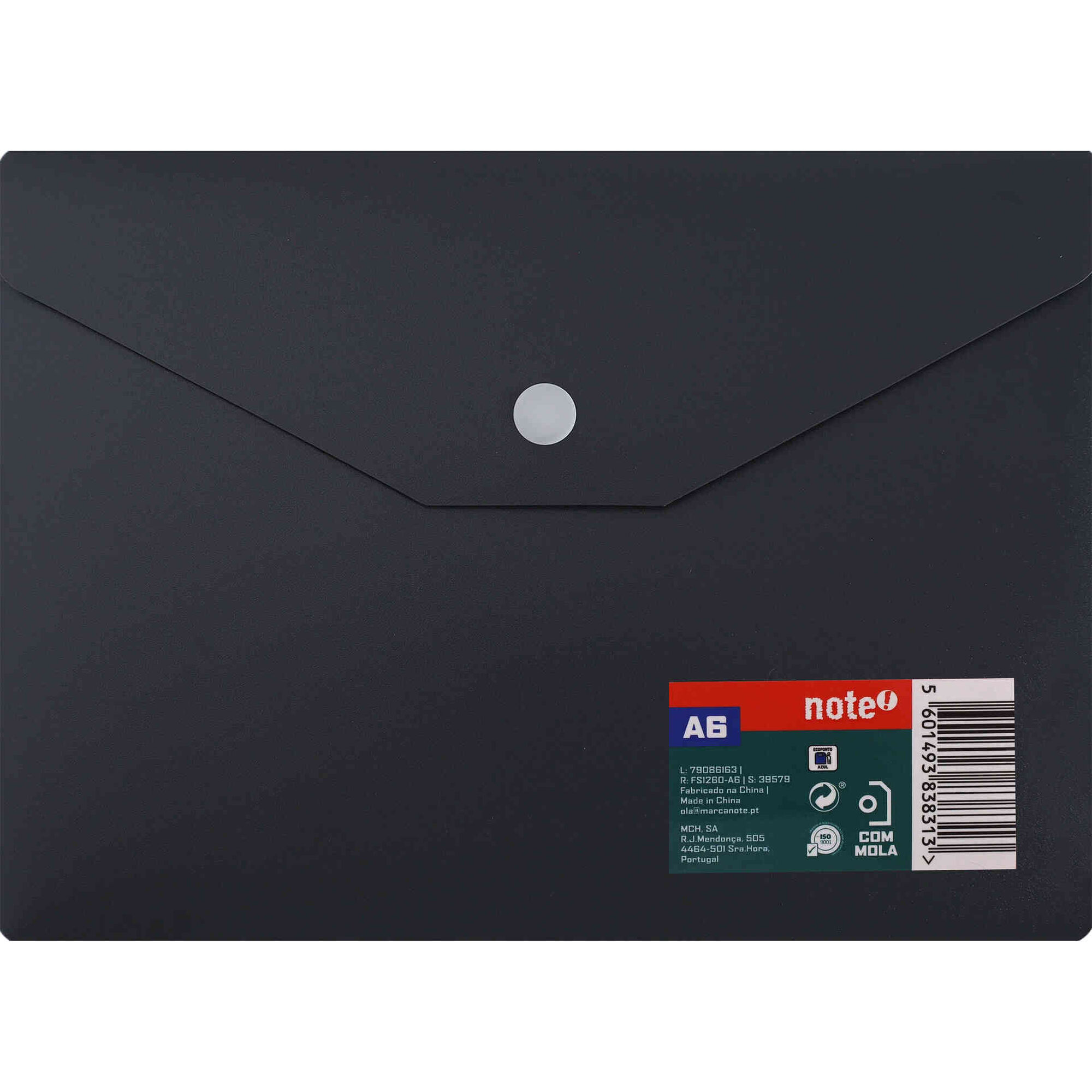 Classificador Envelope com Mola A6 (v&aacute;rias cores) Note!