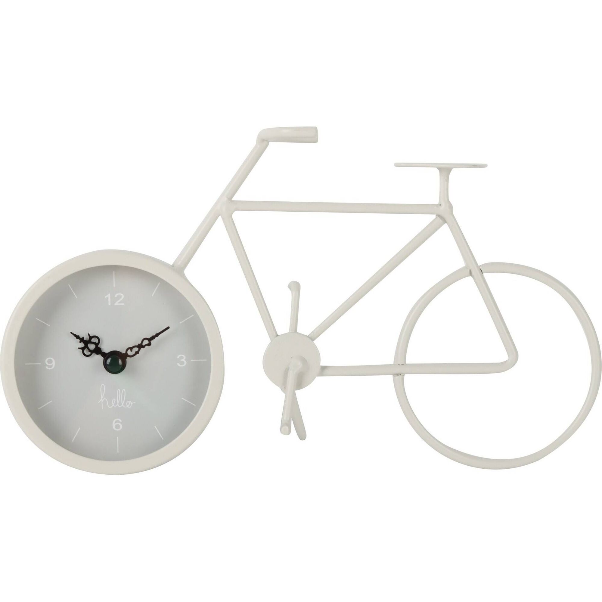 Bicicleta Relógio Branca