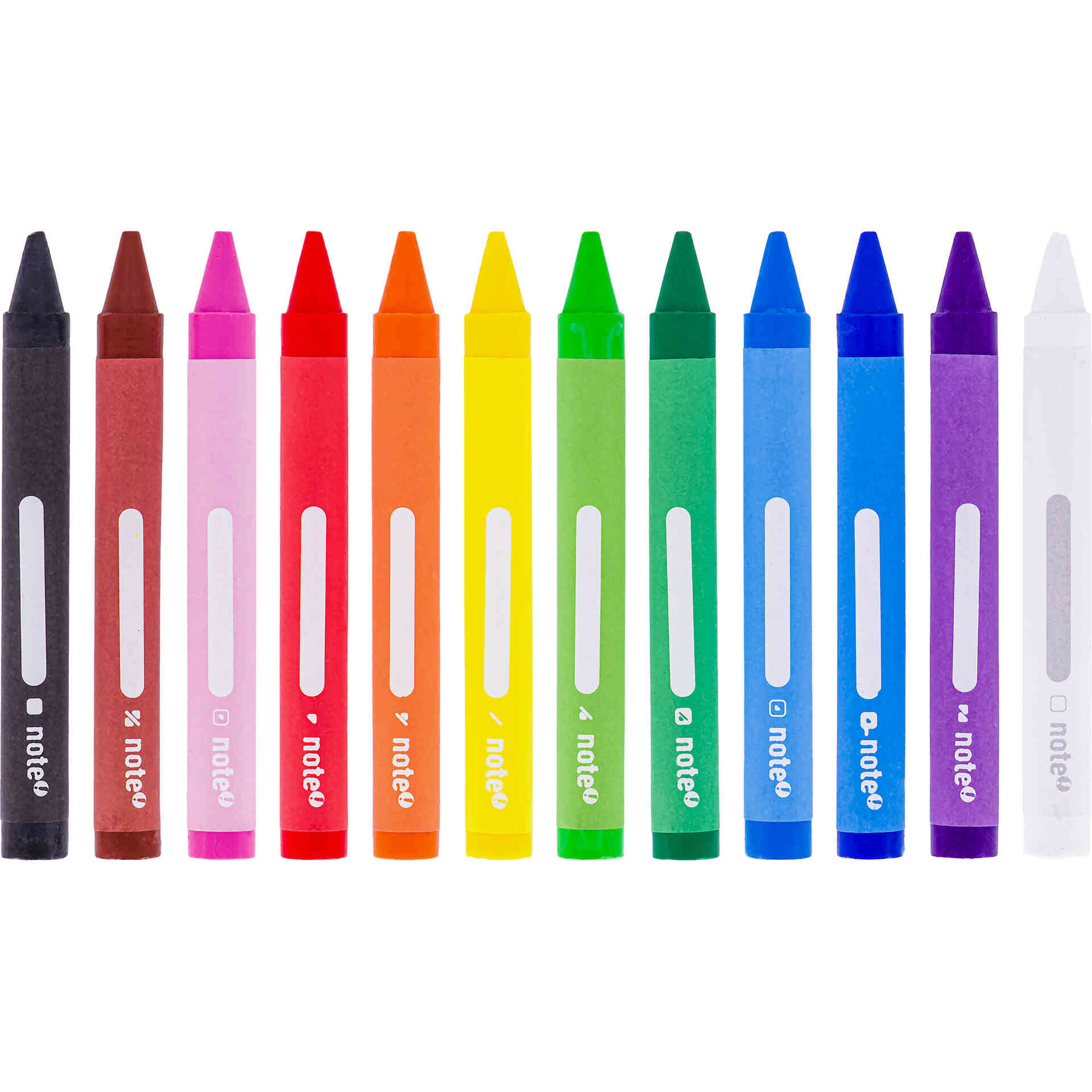 Conjunto 12 L&aacute;pis de Cera Note!