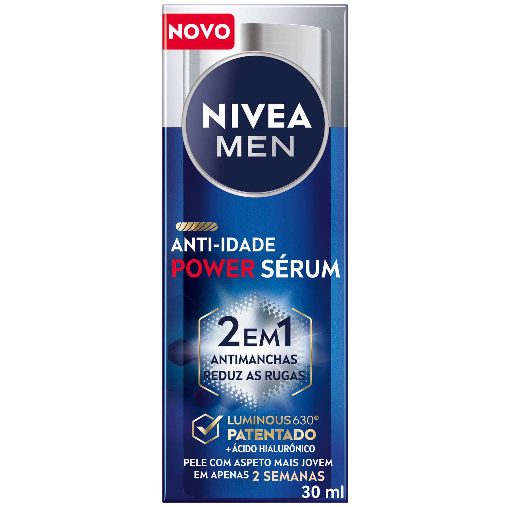 Sérum de Rosto Men Power Anti-Idade 2 em 1 Sérum de Rosto Men Power Anti-Idade 2 em 1