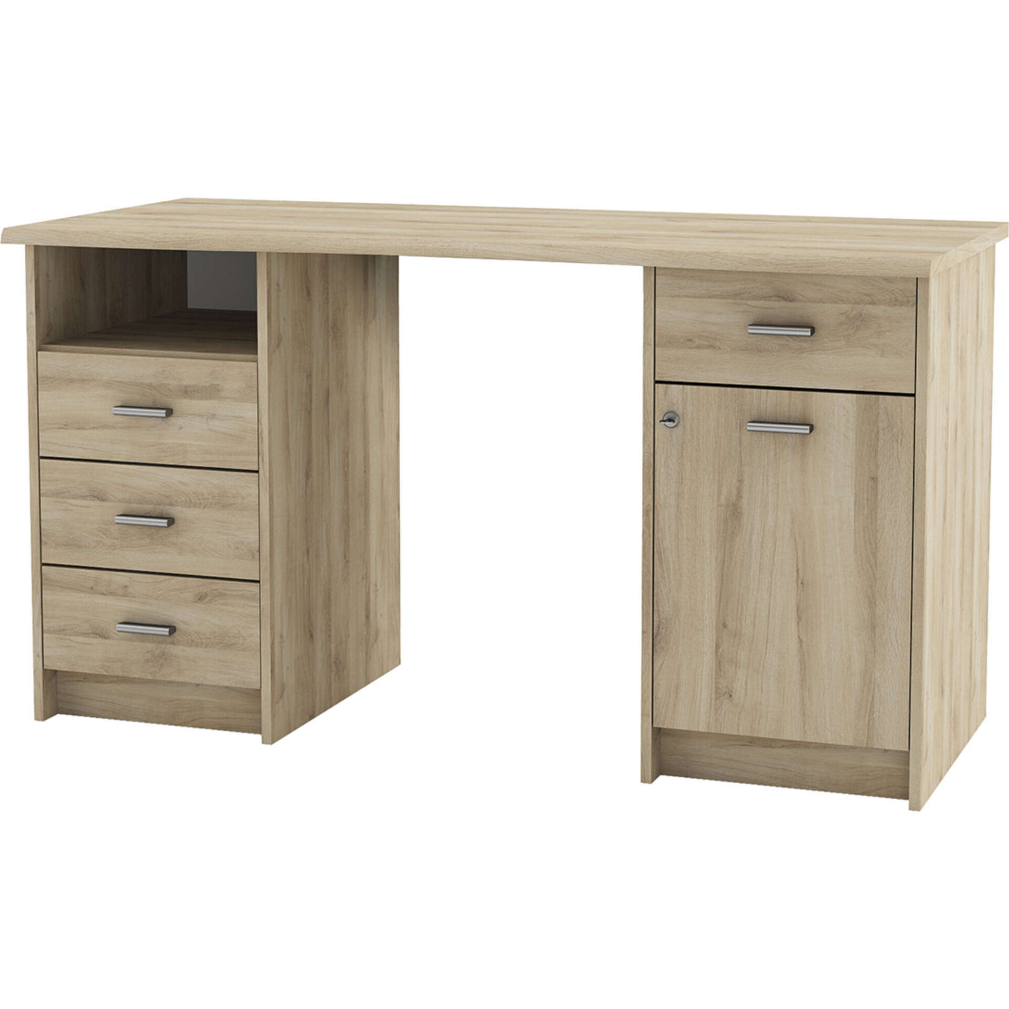 Secretária 135x58x74cm Carvalho Mónaco Secretária 135x58x74cm Carvalho Mónaco