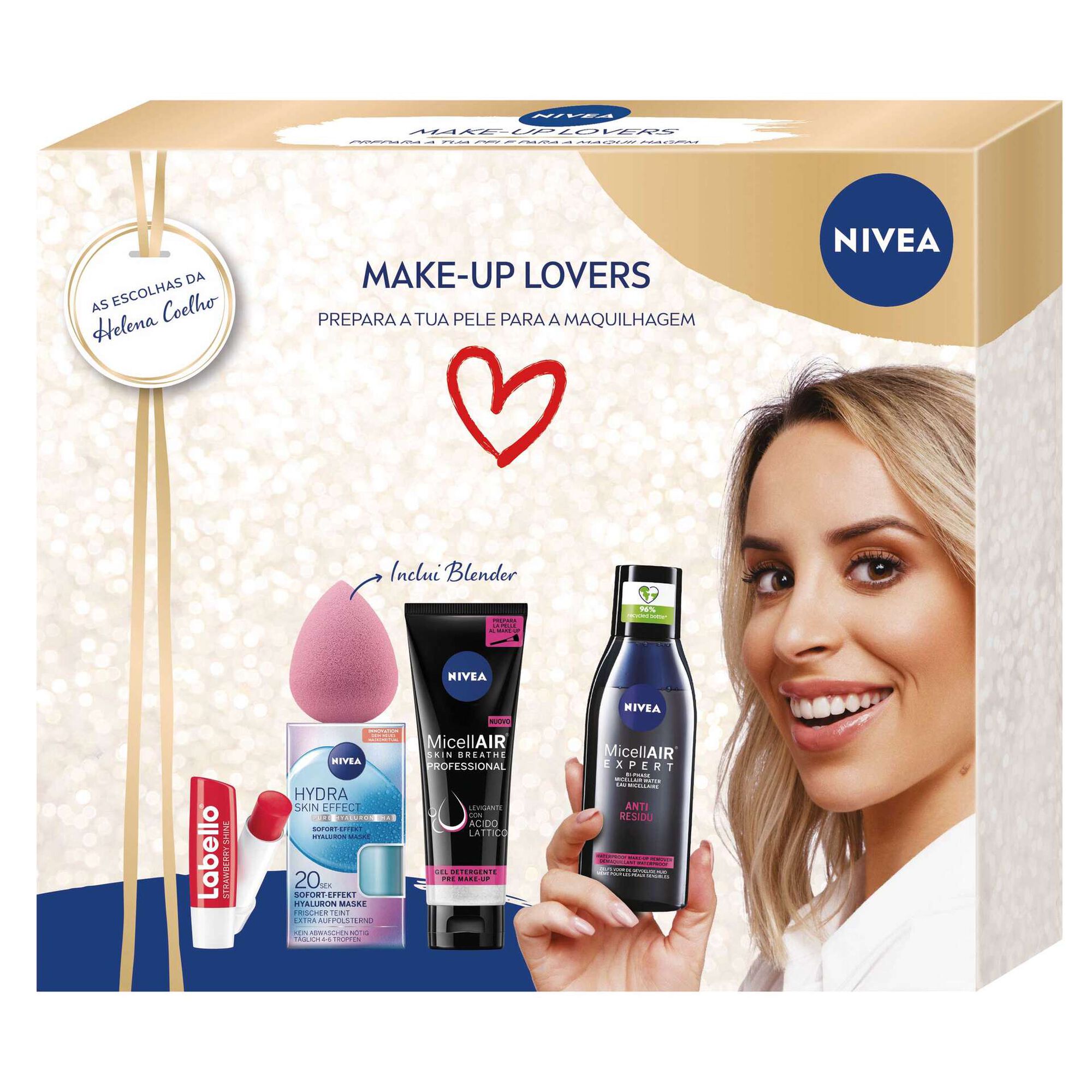 Conjunto NIVEA - Helena Coelho Make Up Lovers Conjunto NIVEA - Helena Coelho Make Up Lovers