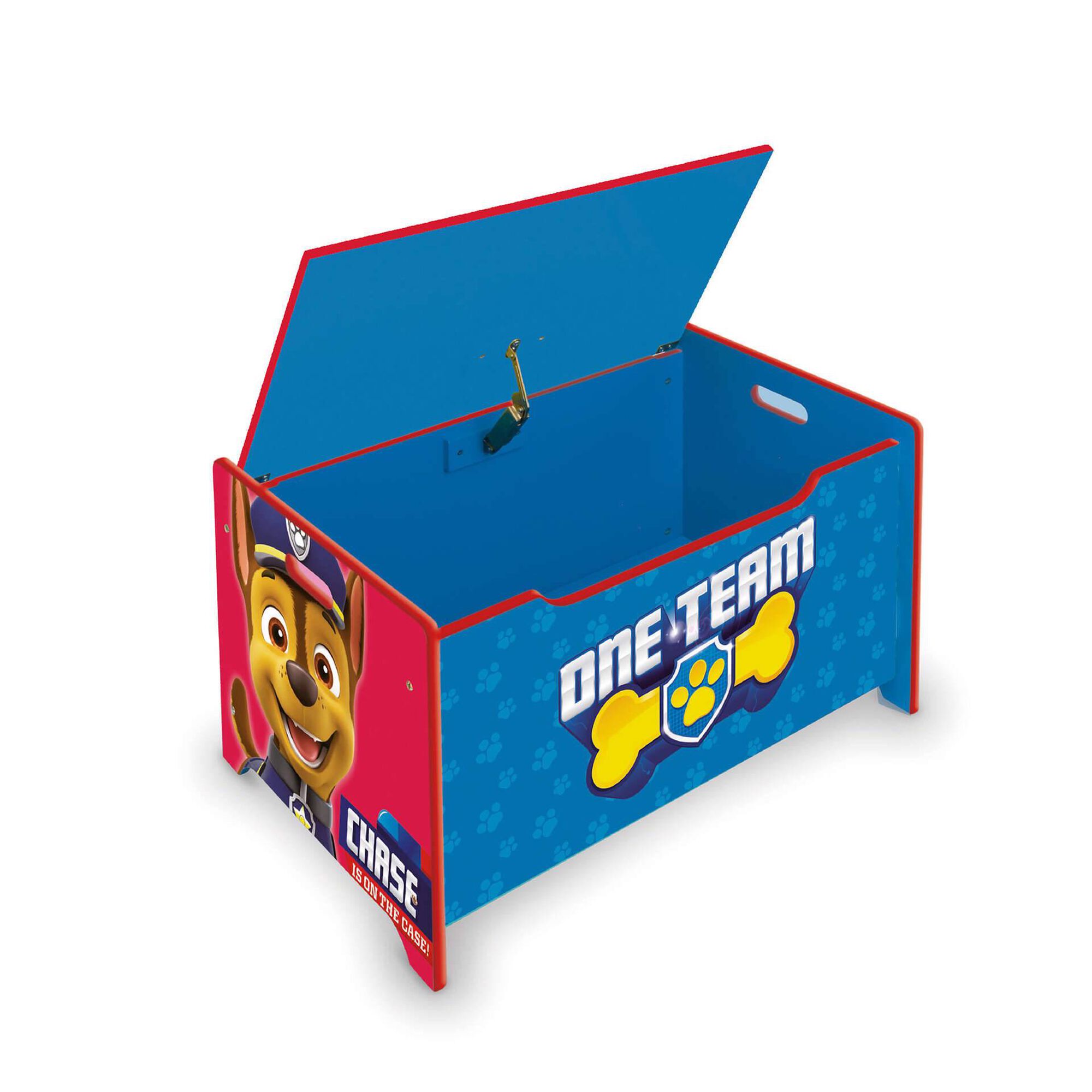 Banco e Baú Arrumação 62,5x37x40cm Paw Patrol