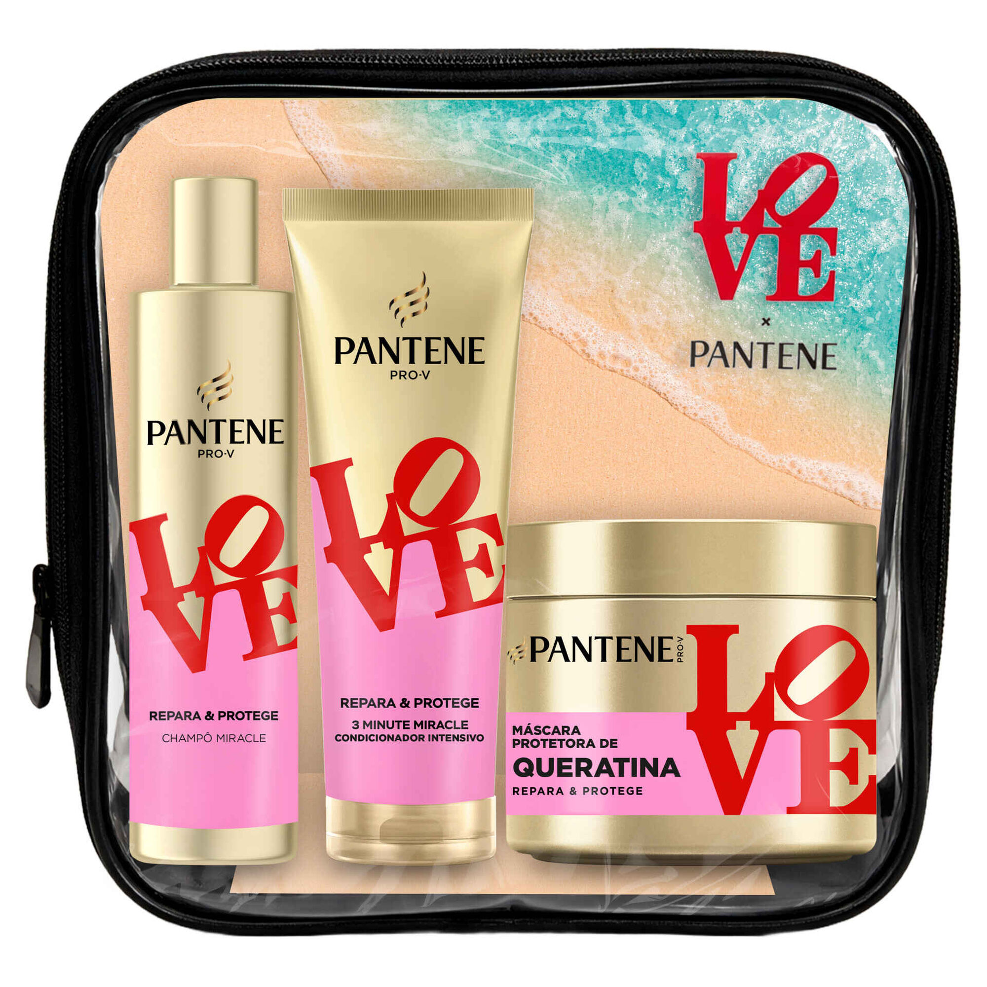 Conjunto Love Cabelo Pantene