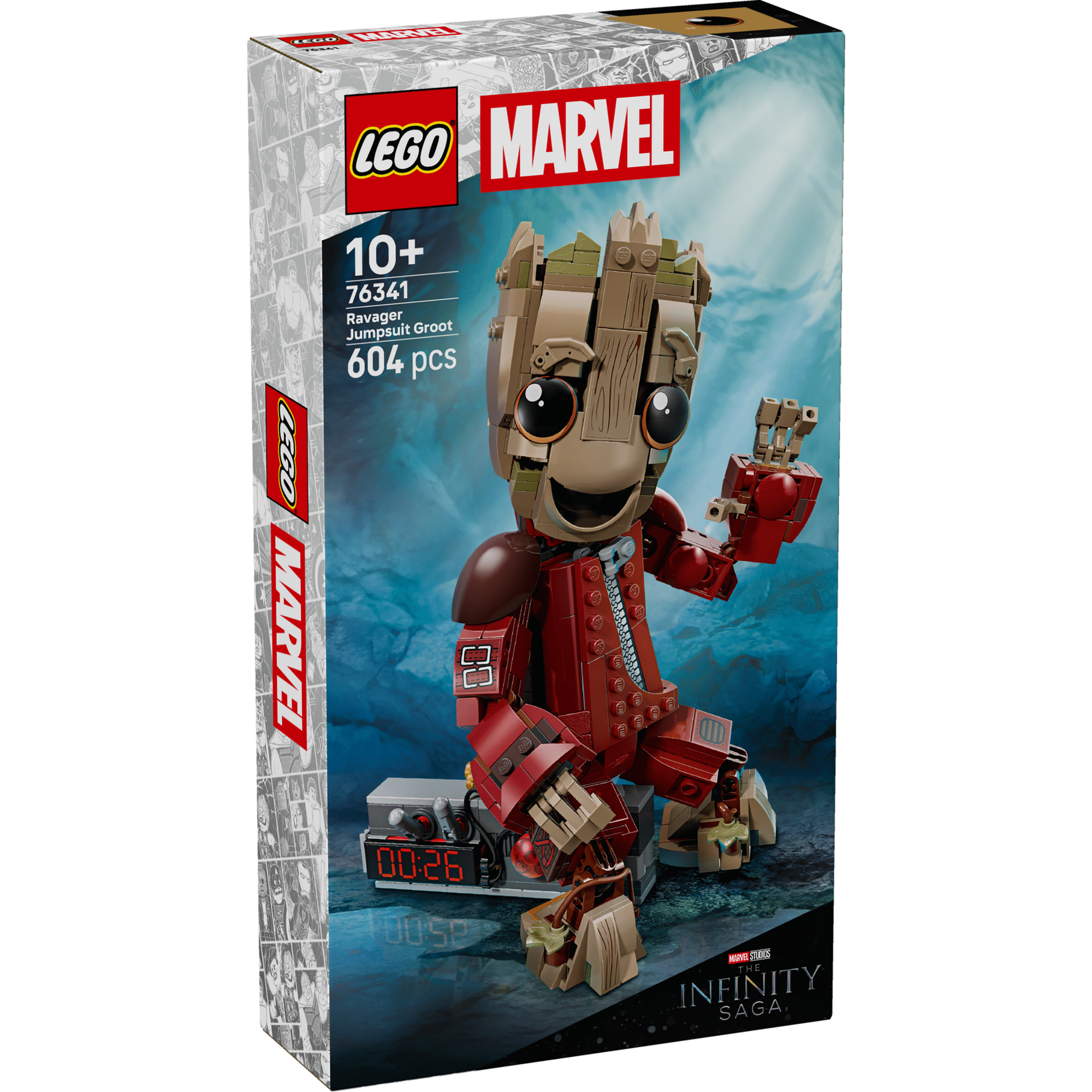 LEGO Marvel - Groot com Macac&atilde;o dos Ravager - 76341