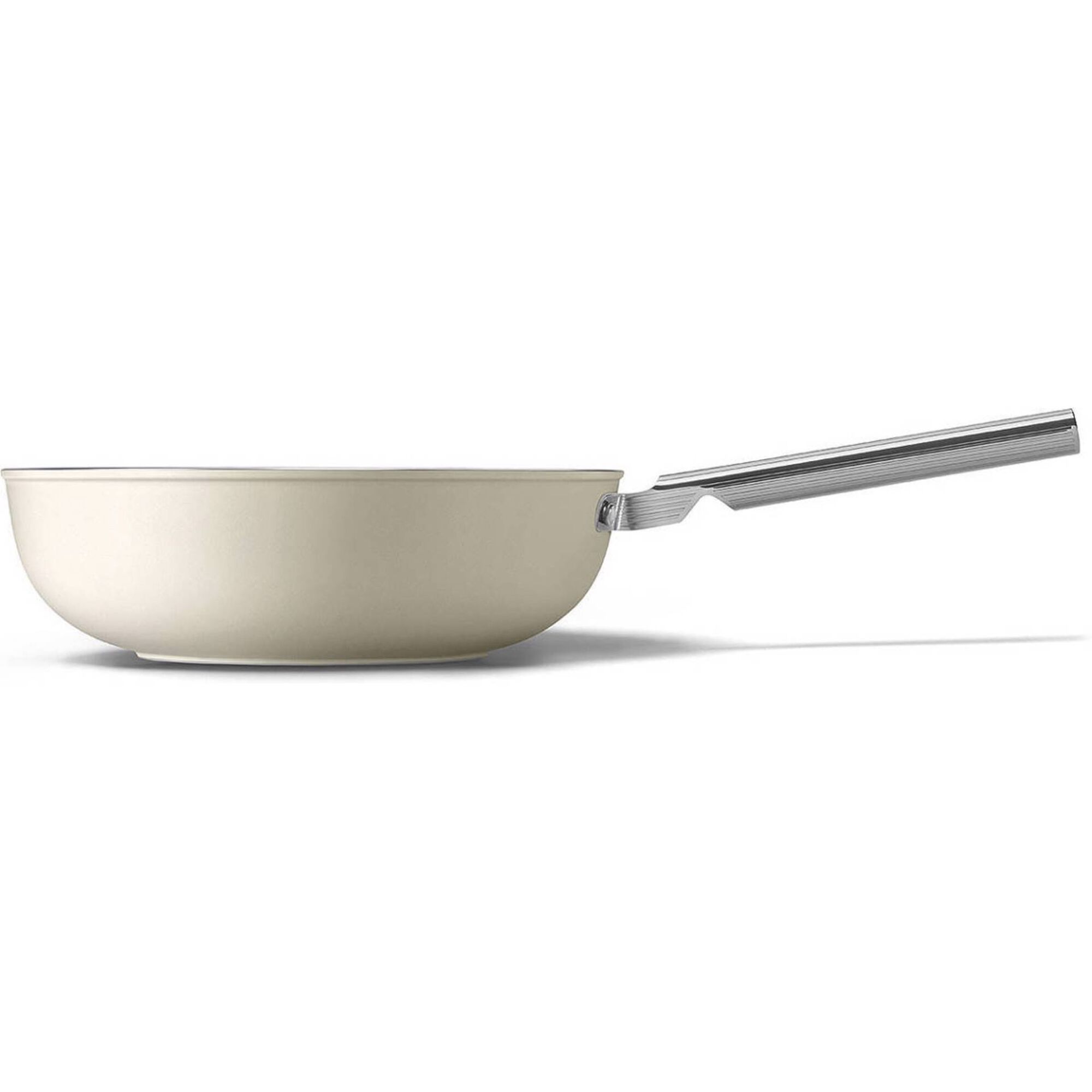Wok Antiaderente Alum&iacute;nio 30cm Creme