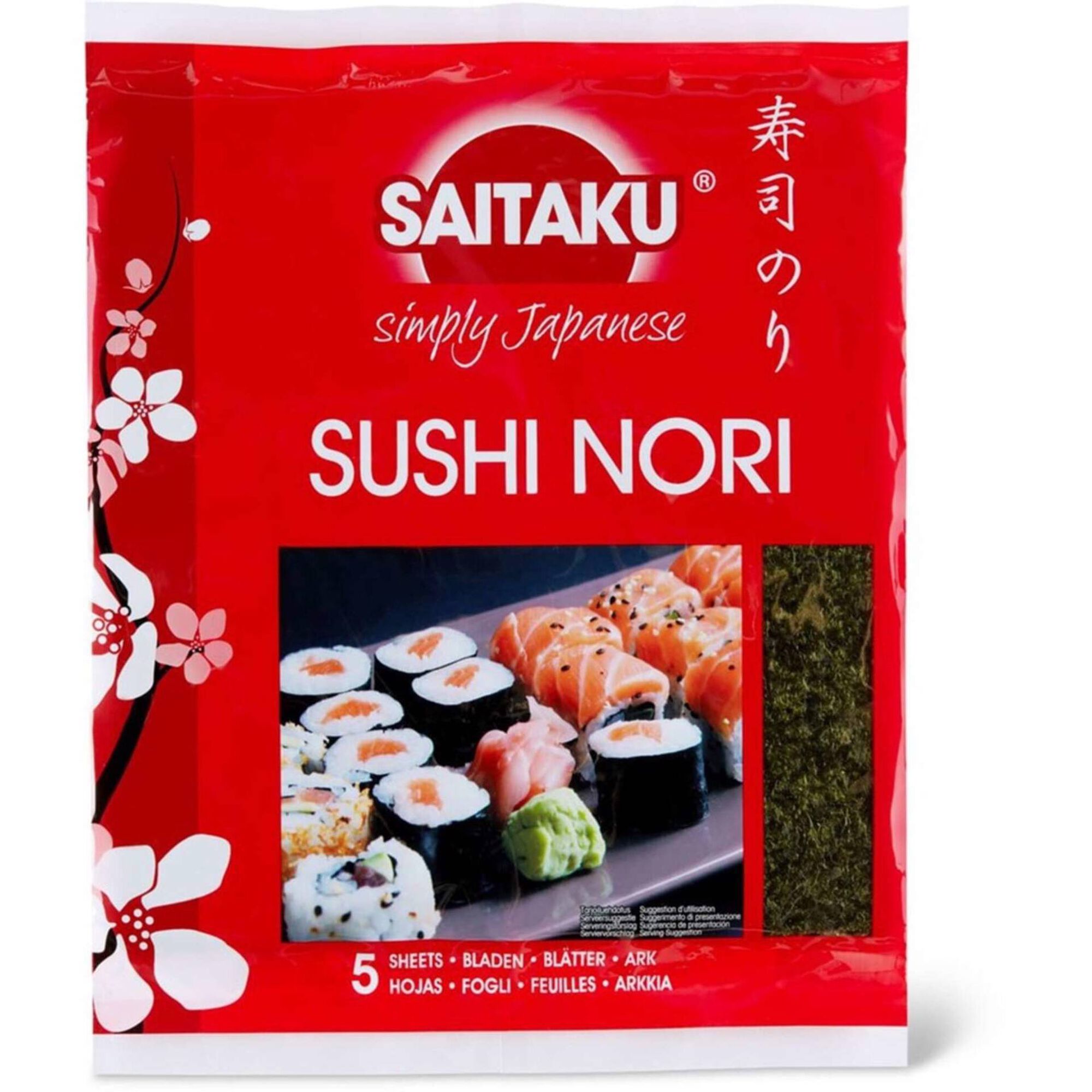Folhas Algas Sushi Nori