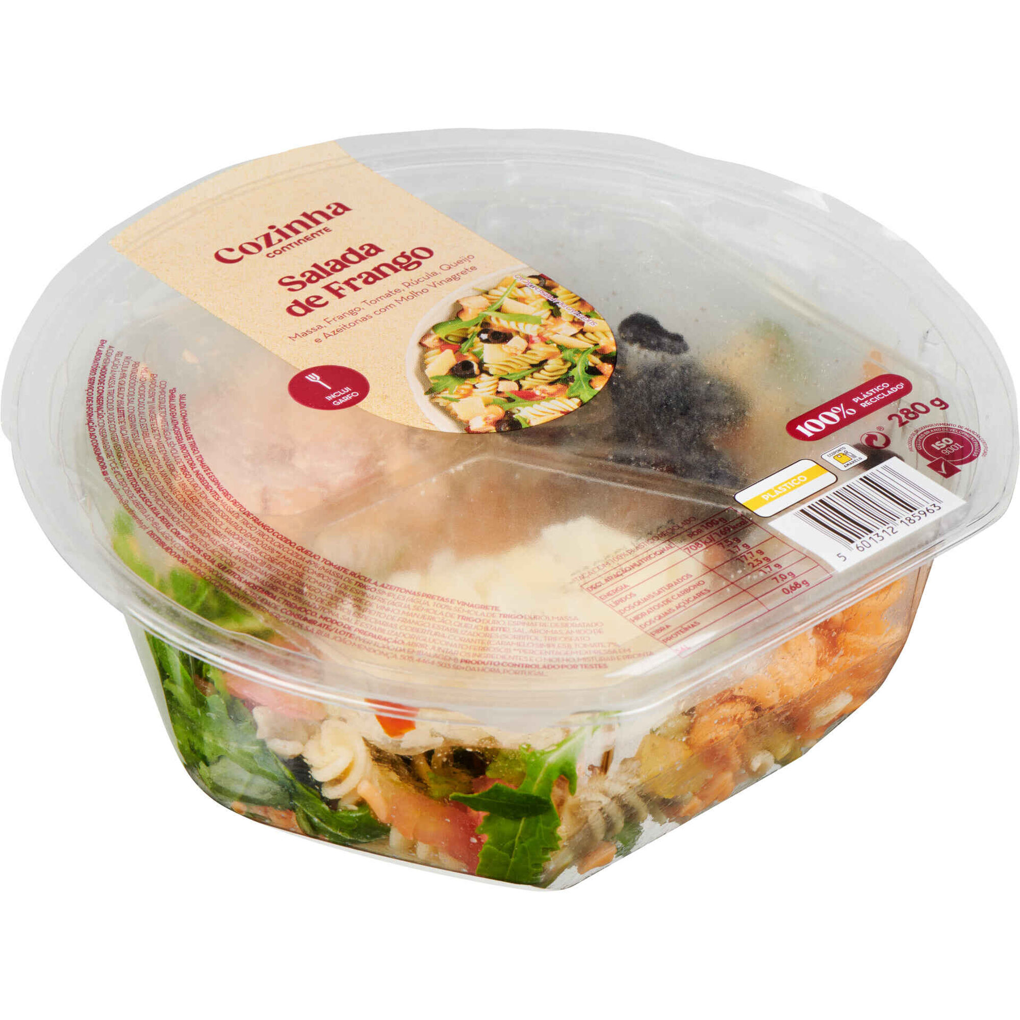 Salada de Frango com Massa e R&uacute;cula Cozinha Continente
