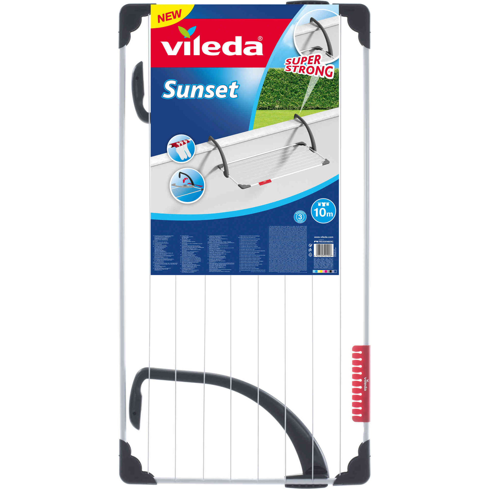 Estendal Varanda Aço 10m Sunset Estendal Varanda Aço 10m Sunset