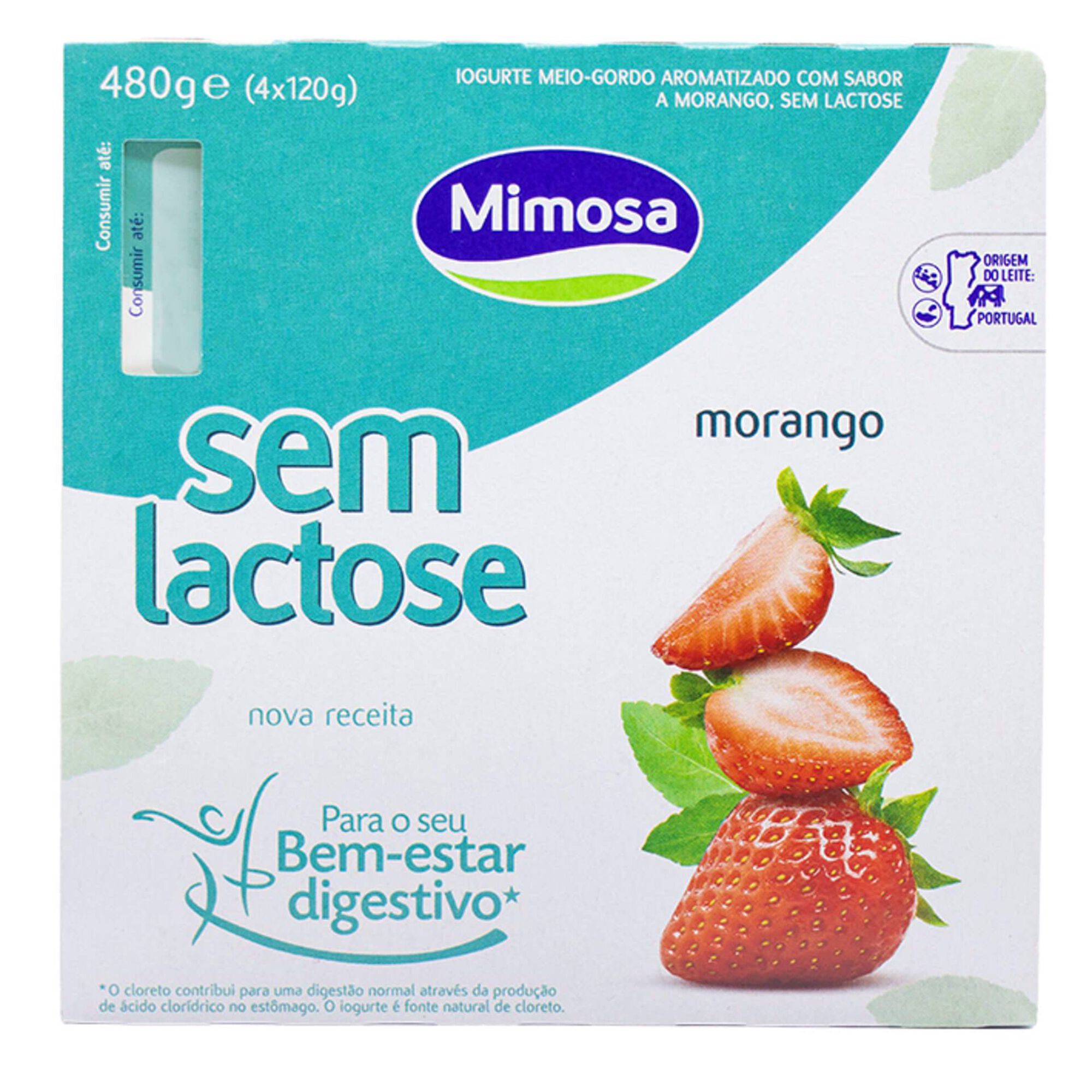 Iogurte sem Lactose Morango Iogurte sem Lactose Morango