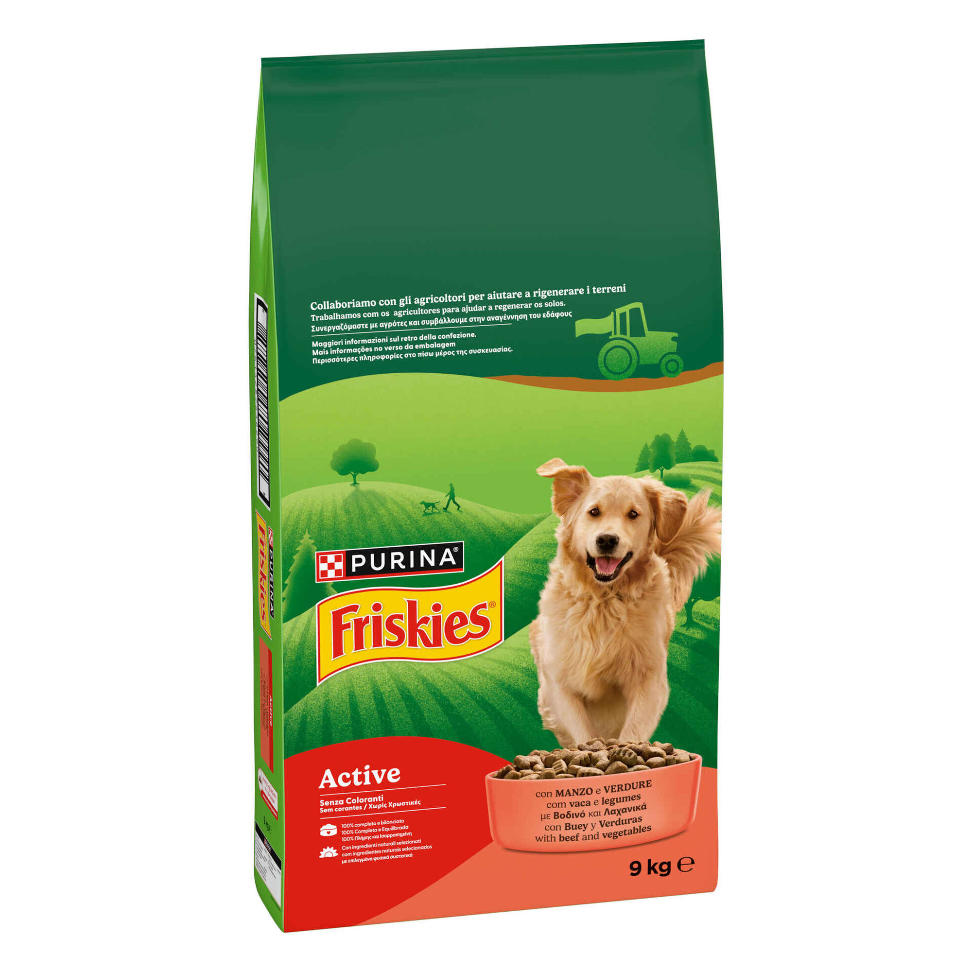 Ra&ccedil;&atilde;o para C&atilde;o Adulto Active Vaca Purina Friskies