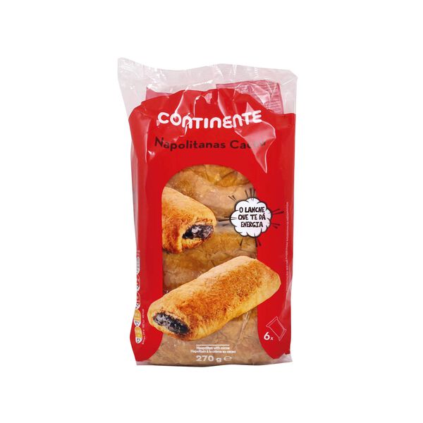 Napolitanas de Cacau Continente