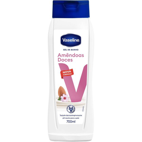 Gel de Banho Amêndoas Doces Vaseline