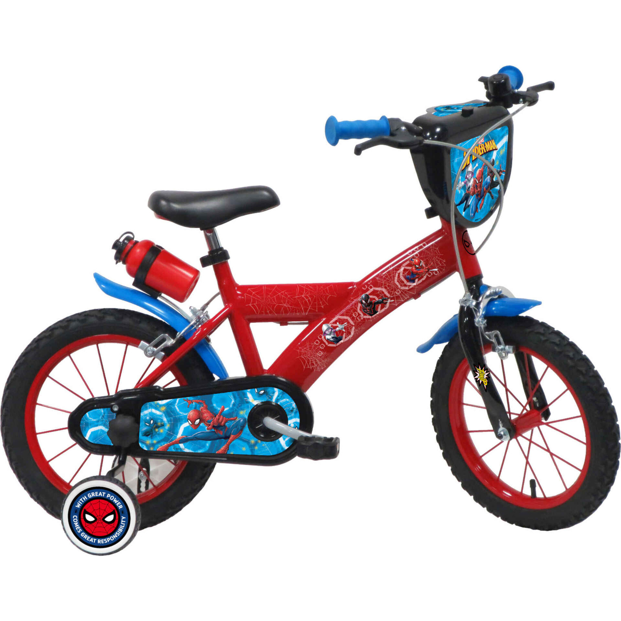 Bicicleta Criança 14'' 4-6 Anos Spiderman
