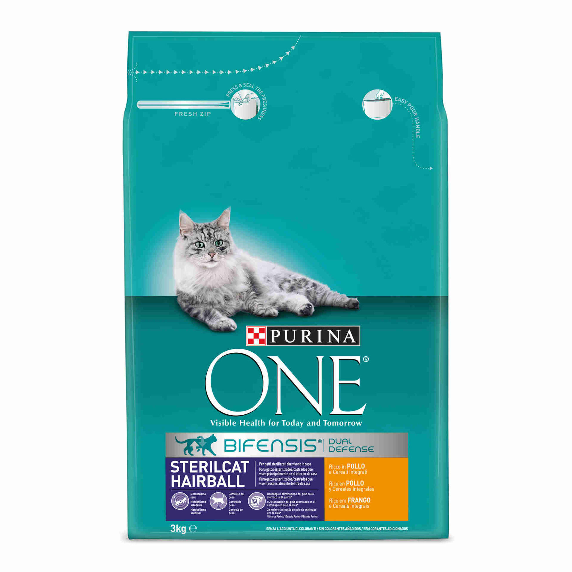Ração para Gato Esterilizado Bolas de Pelo Ração para Gato Esterilizado Bolas de Pelo