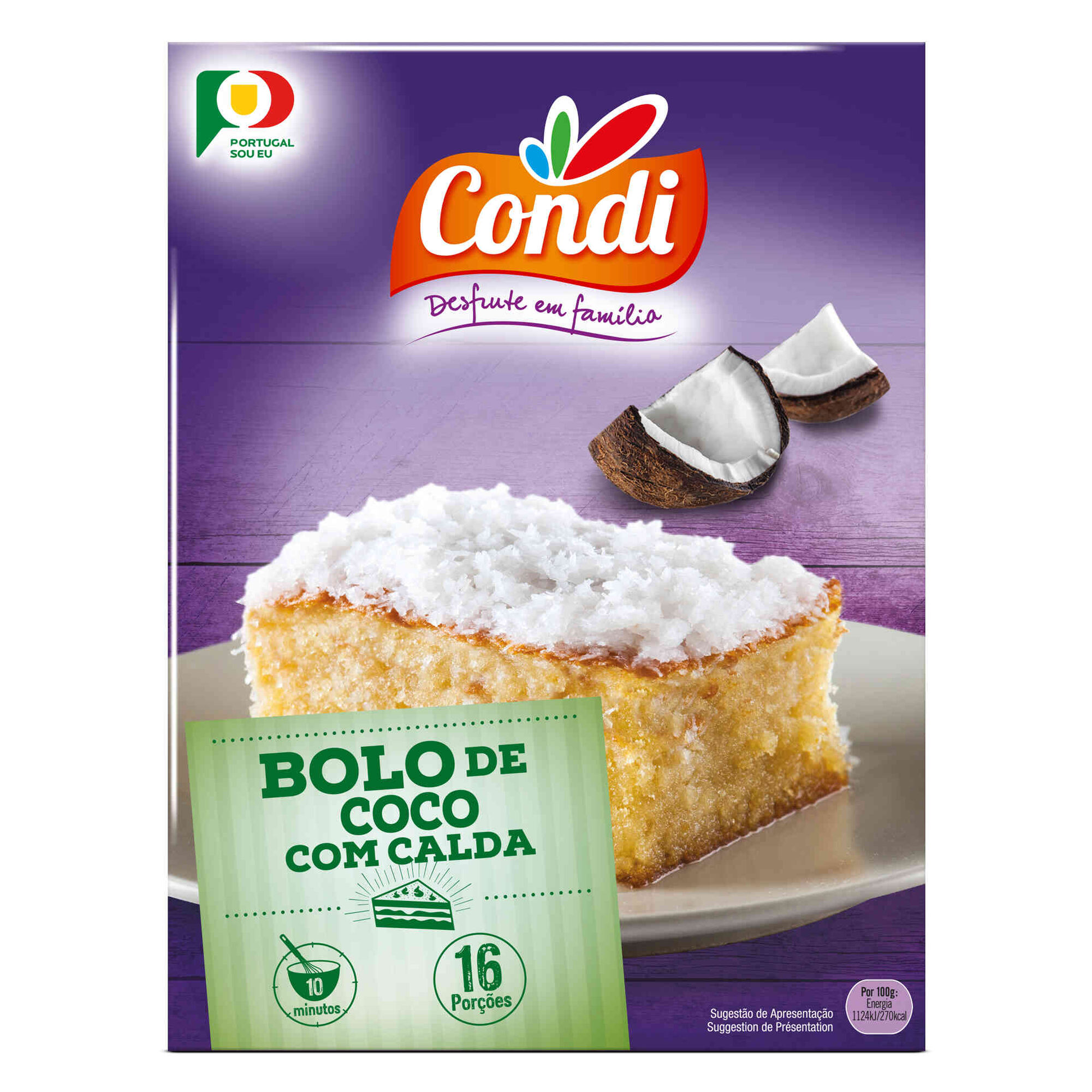 Preparado para Bolo de Coco com Calda