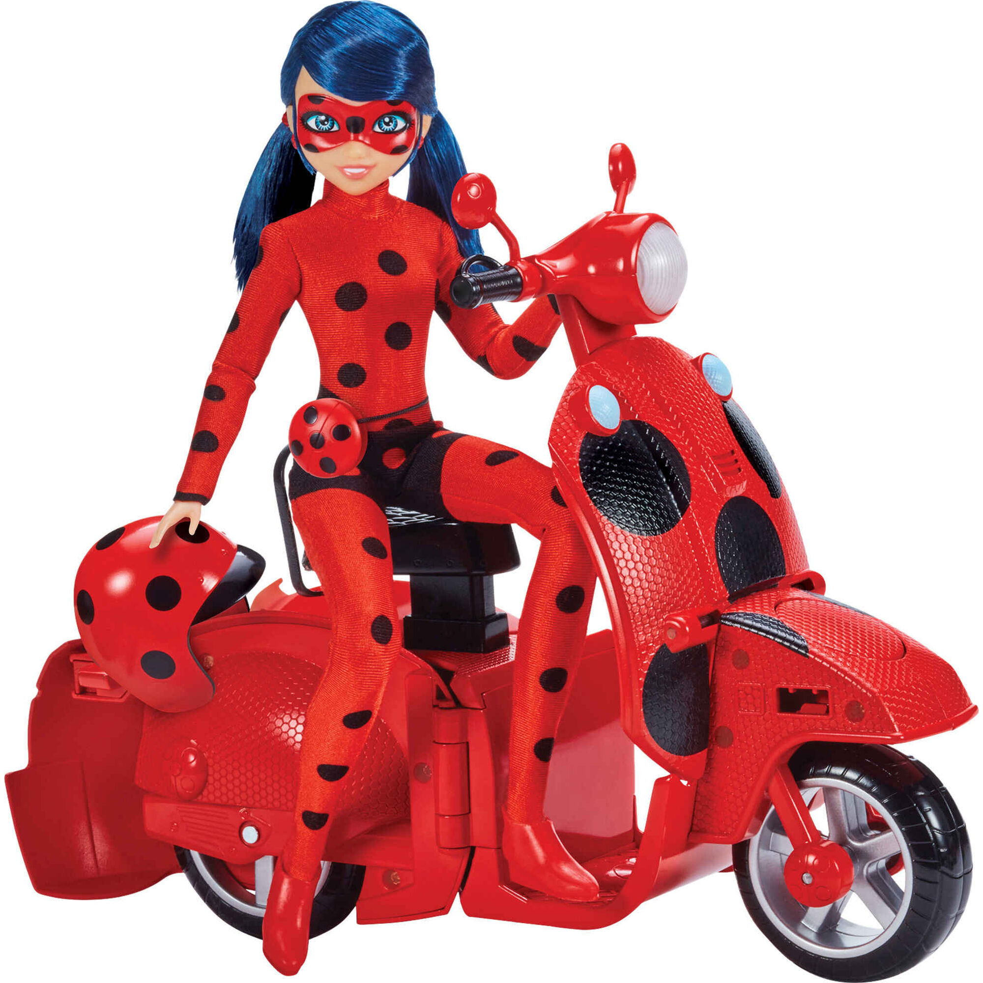 Boneca Ladybug com Scooter N'Go Switch Miraculous