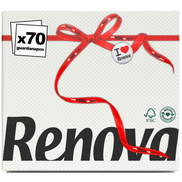 Guardanapos 1 Folha Red Label Brancos Renova