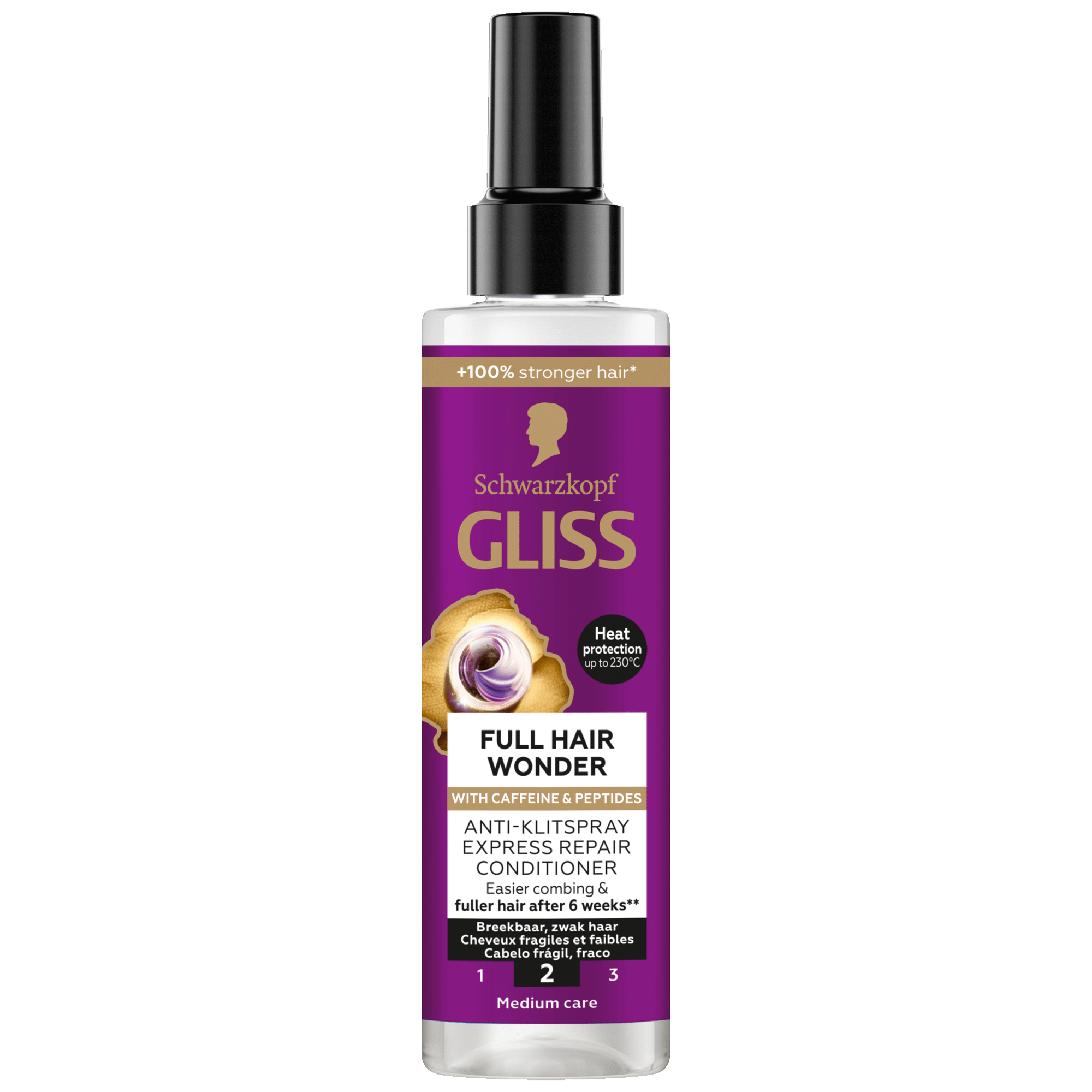 Spray Cabelo Condicionador Full Hair Wonder Schwarzkopf Gliss