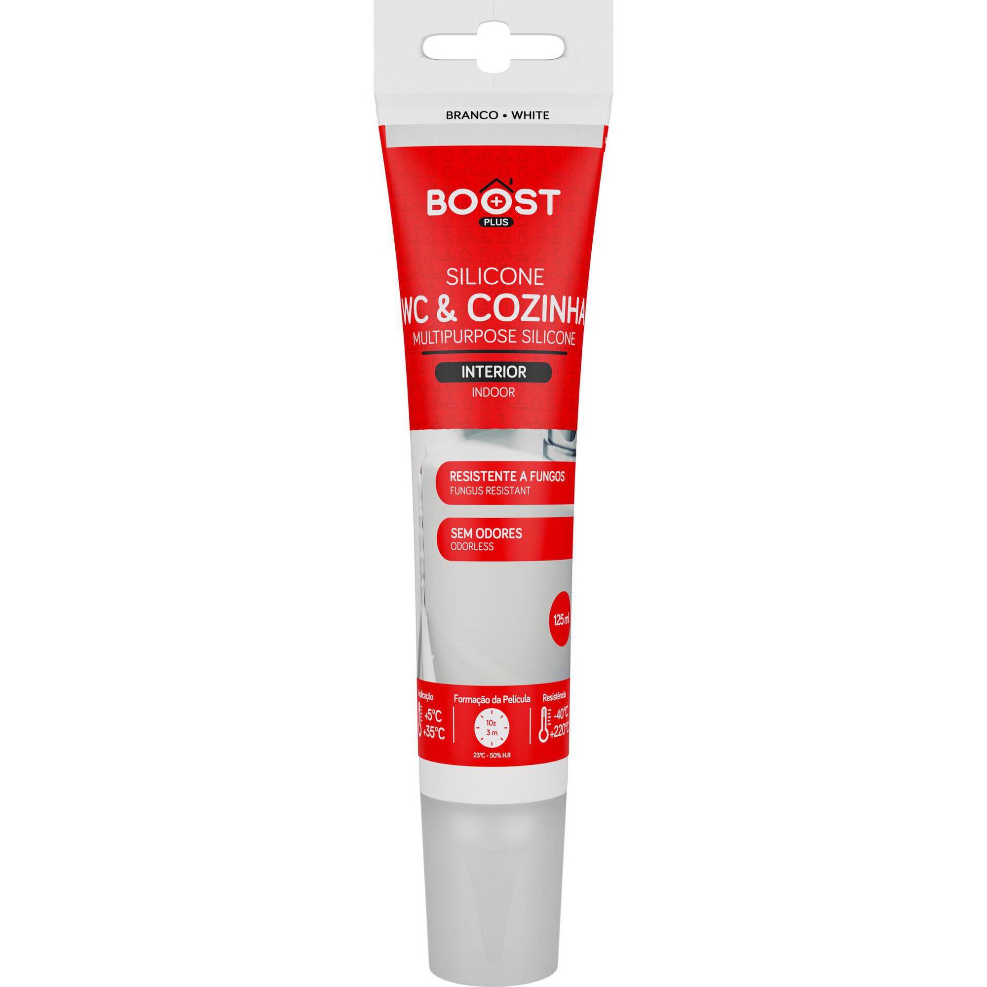 Silicone Banhos e Cozinha 125ml Branco