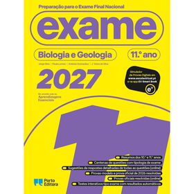 Prepara&ccedil;&atilde;o para o Exame Final Nacional 2027 - Biologia e Geologia - 11.&ordm; Ano