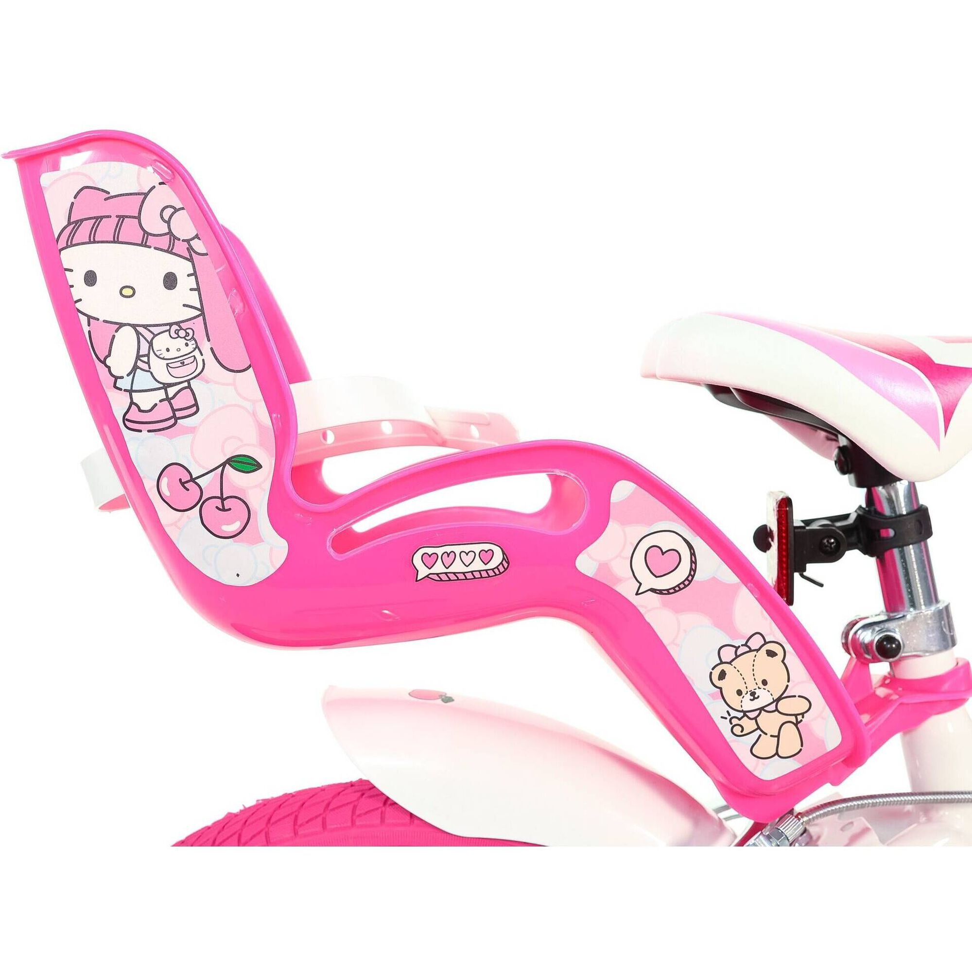 Bicicleta Crian&ccedil;a com Cesto 14'' 4-6 Anos Hello Kitty