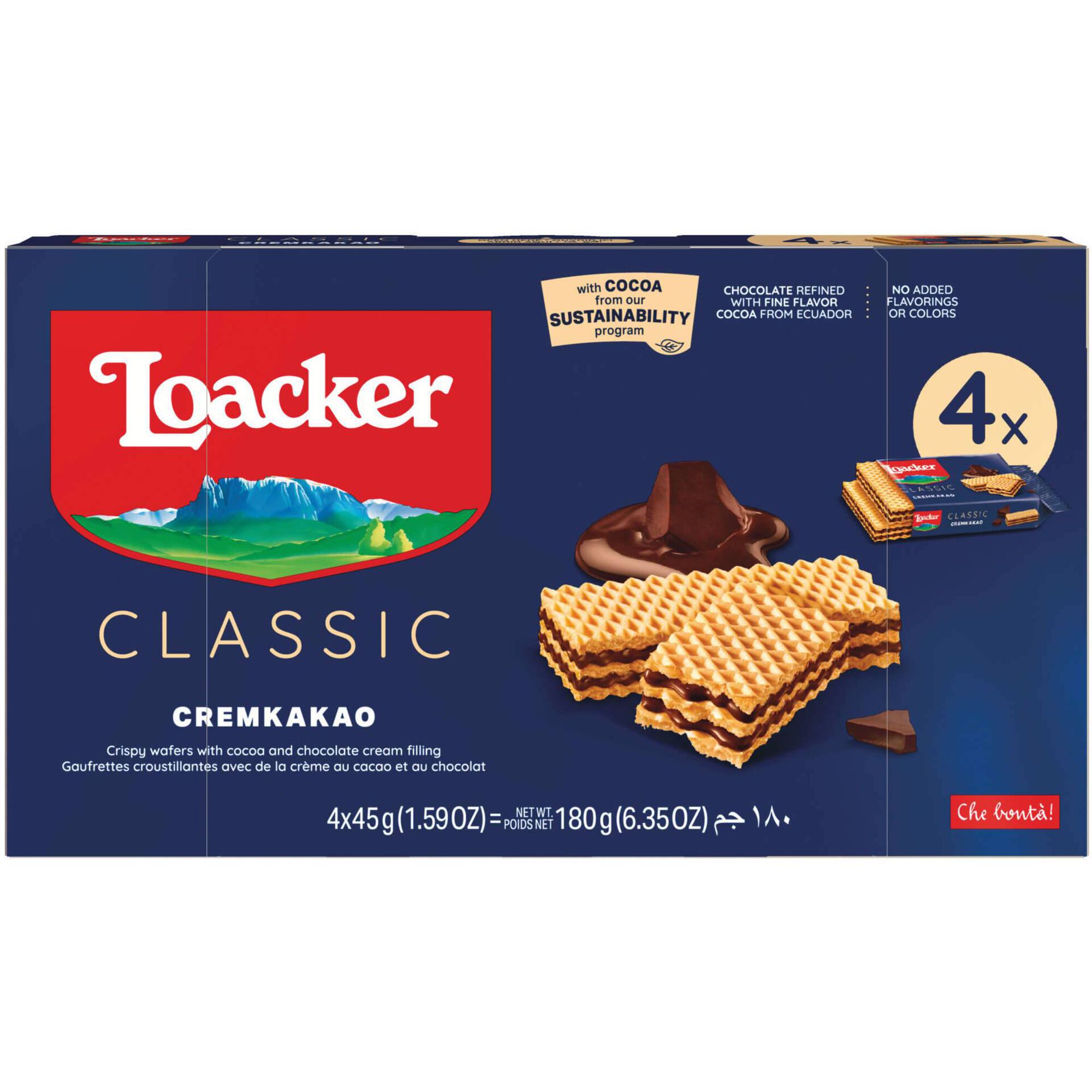 Bolachas Wafers com Recheio de Cacau