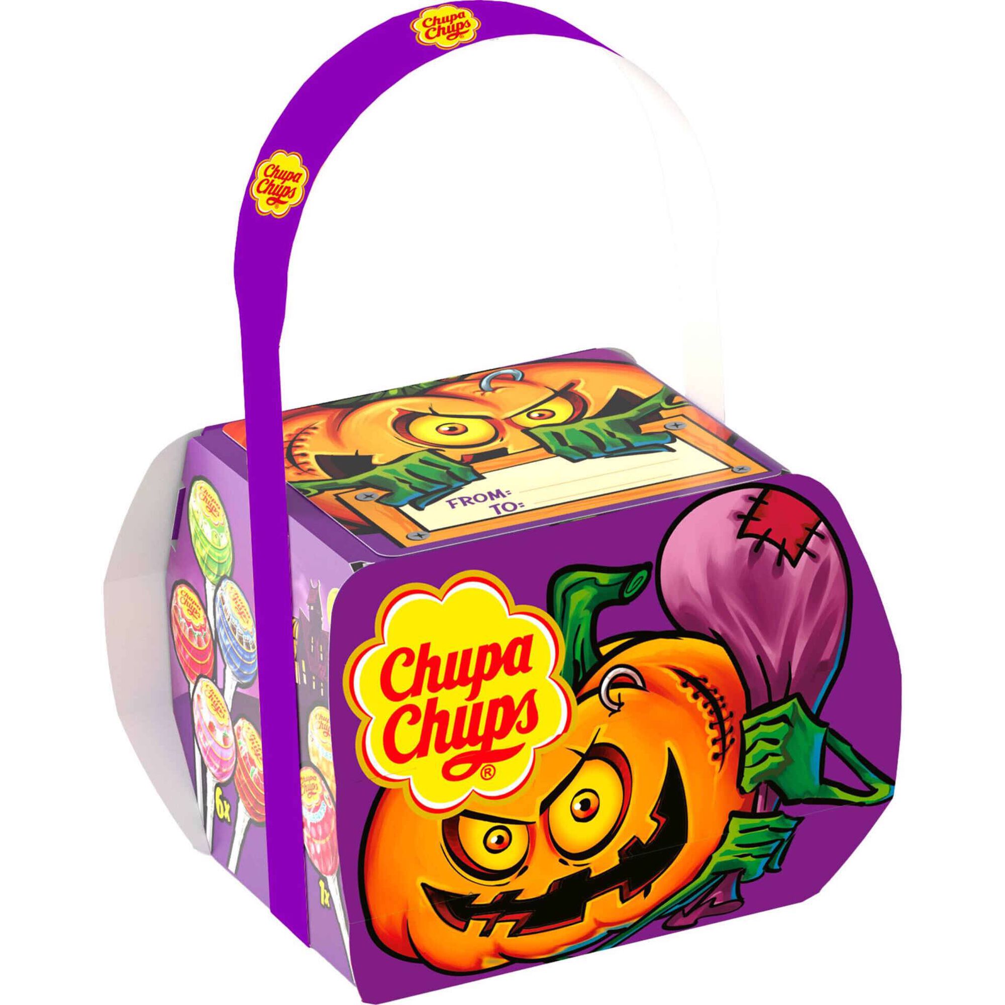 Chupas Halloween Bucket Sortido Chupa Chups