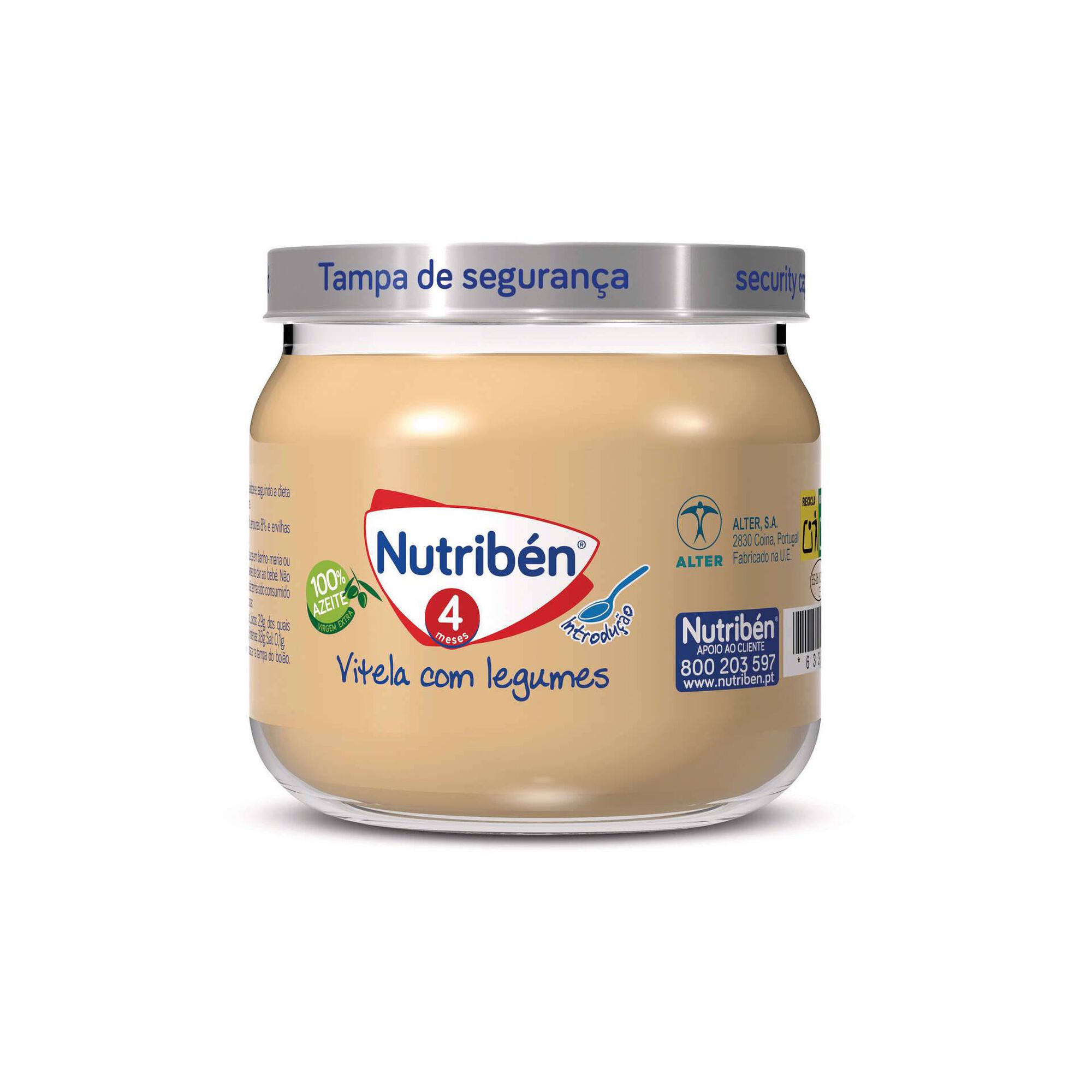 Refeição para Bebé Vitela com Legumes +4M Refeição para Bebé Vitela com Legumes +4M