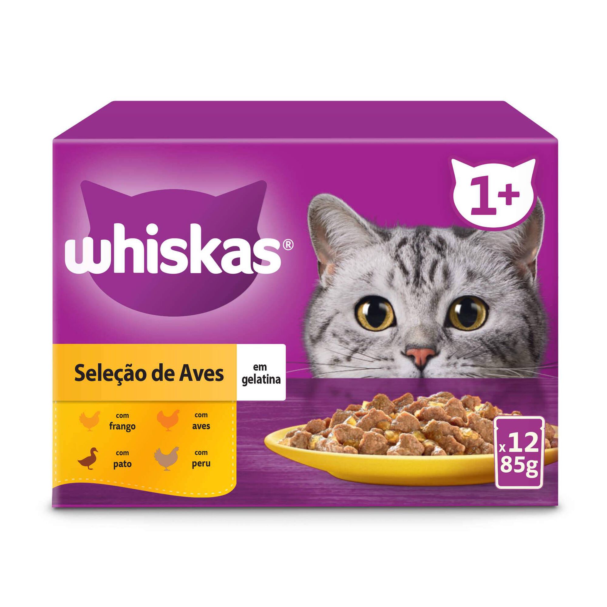 Comida Húmida para Gato Adulto Aves