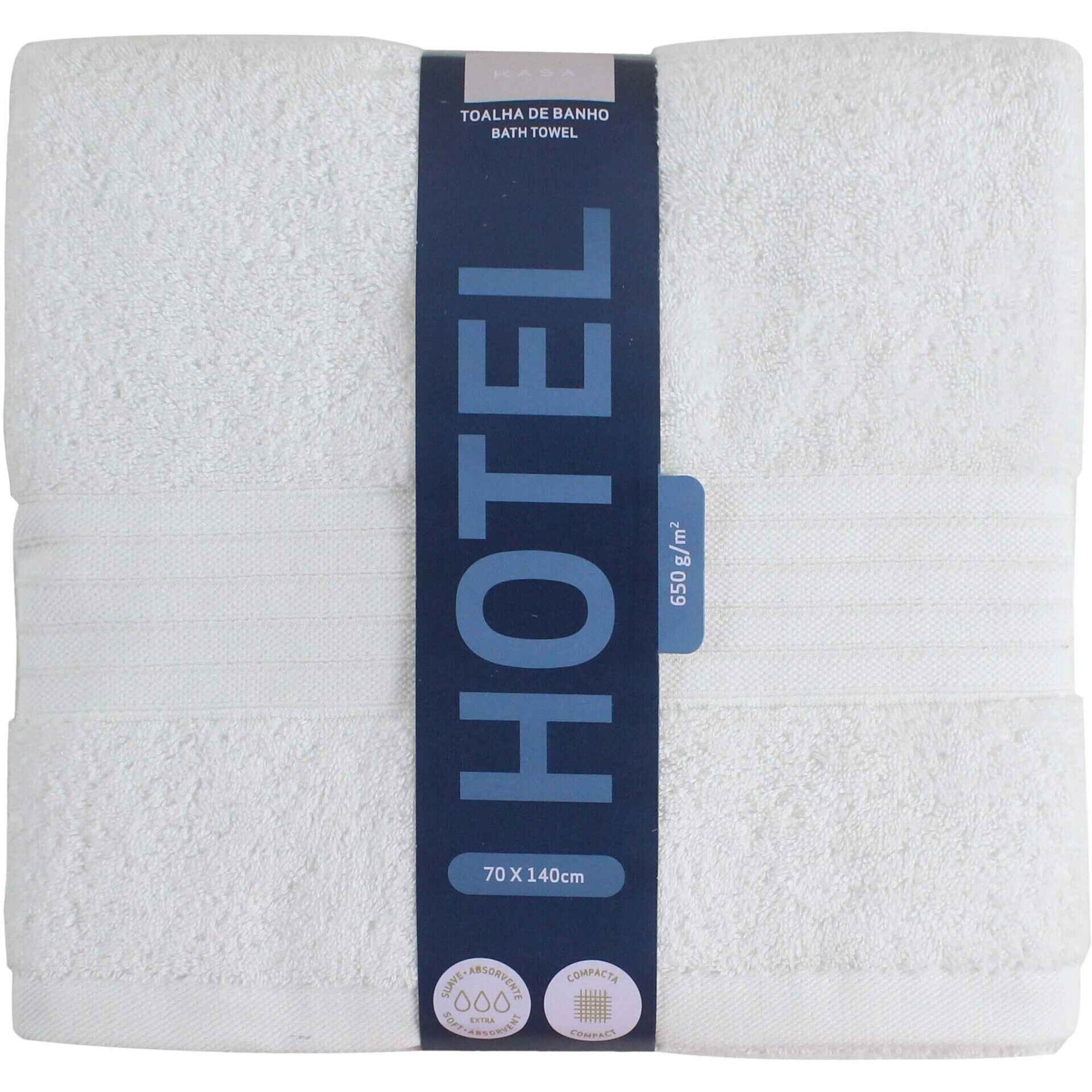 Toalha Banho Hotel Branco Kasa
