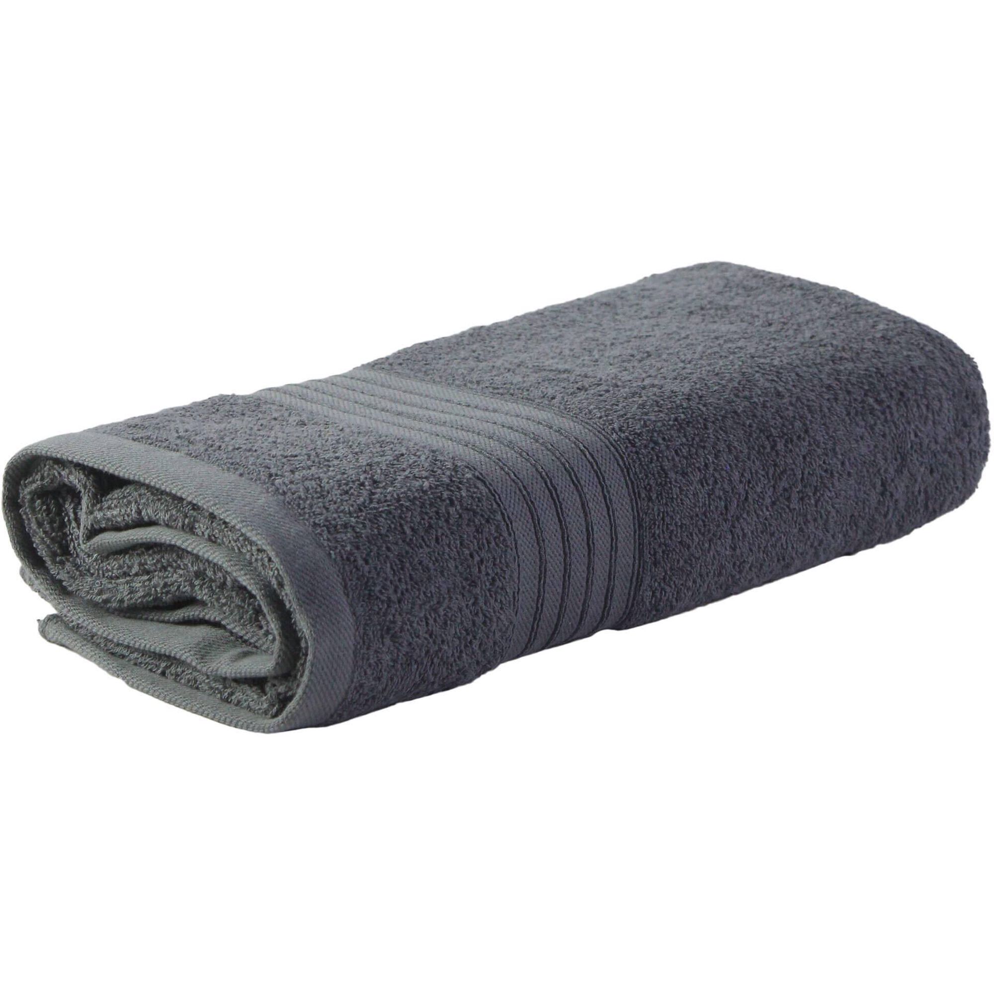 Toalha Banho Suave Cinza Escuro Kasa