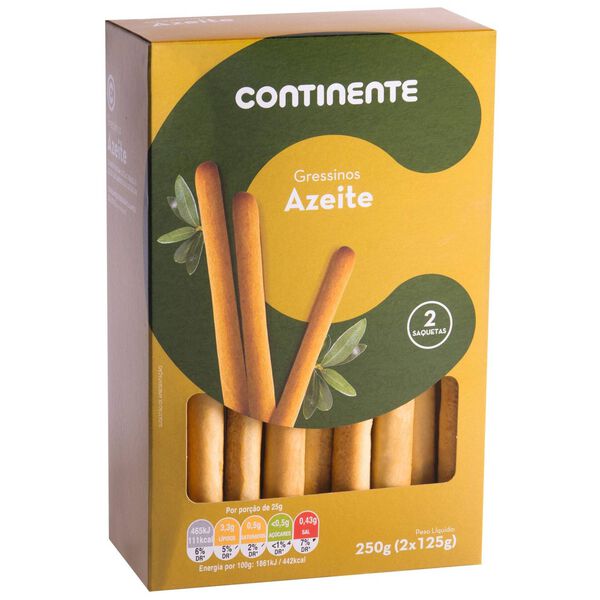 Gressinos com Azeite Continente