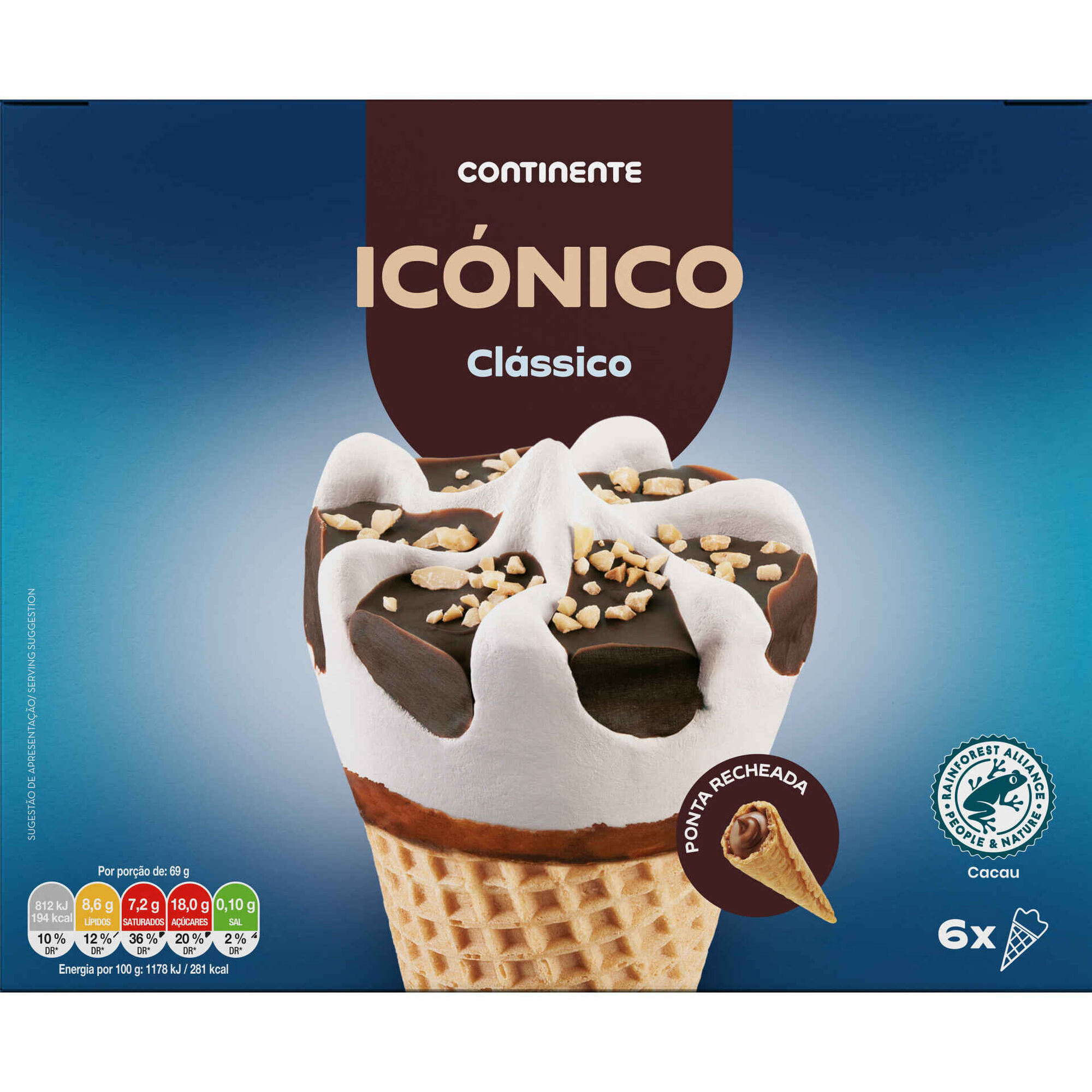 Gelado Ic&oacute;nico Cl&aacute;ssico Continente