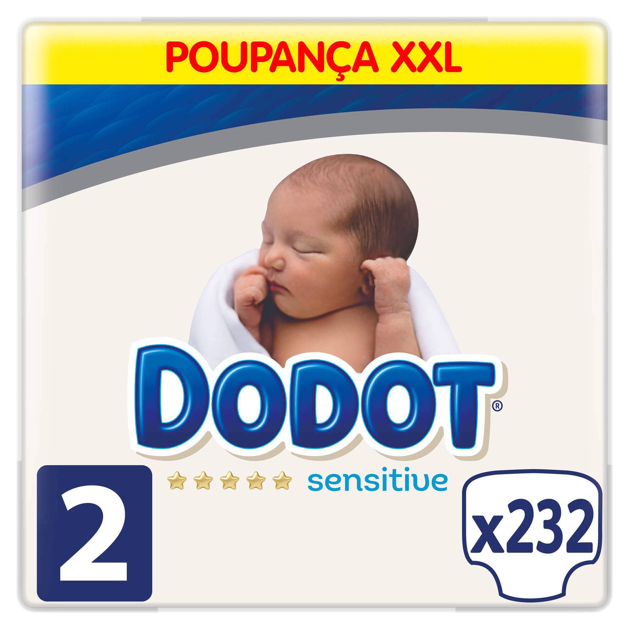 Box Fraldas Sensitive XXL 4-8kg T2 Box Fraldas Sensitive XXL 4-8kg T2