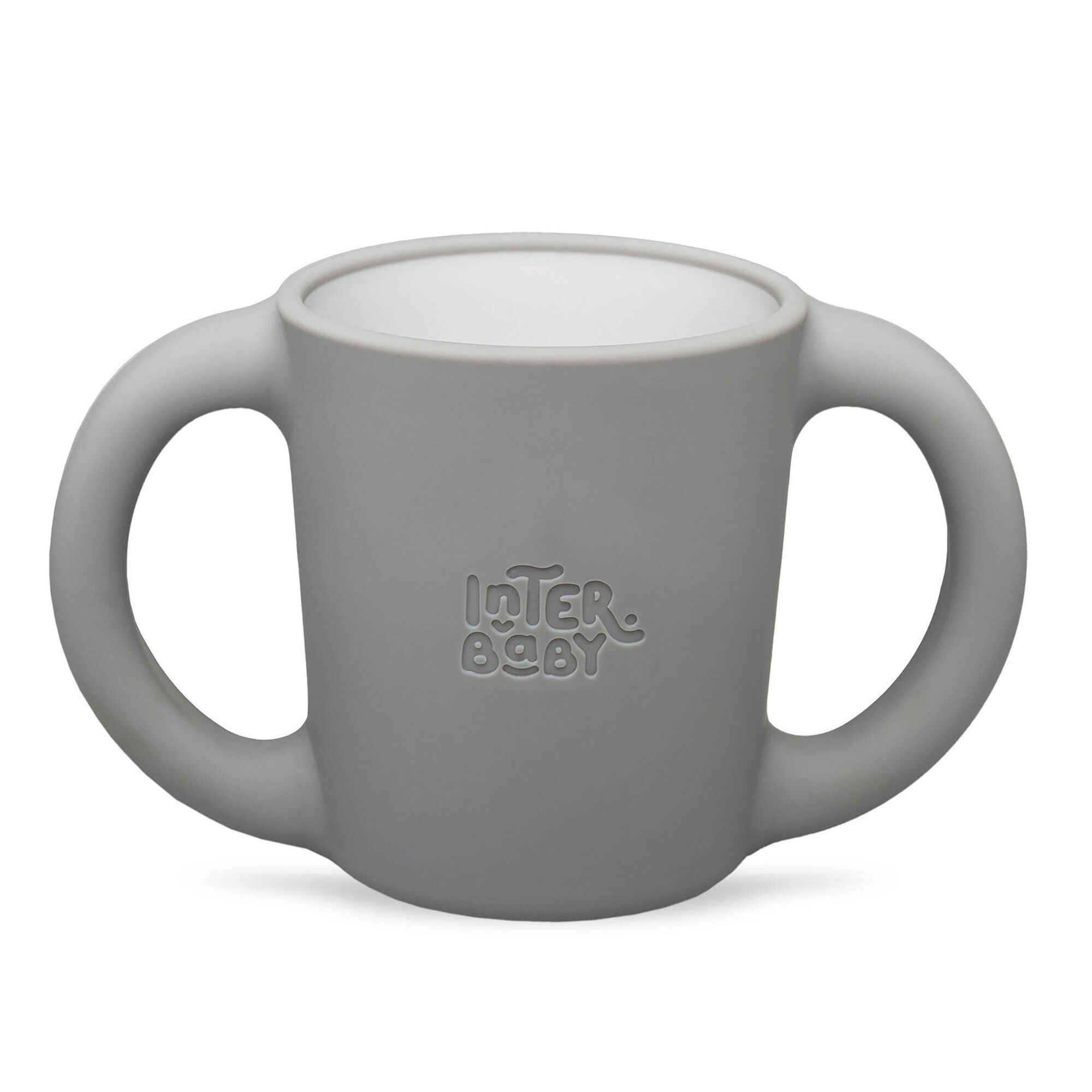 Conjunto Refei&ccedil;&atilde;o Silicone Cinza Interbaby