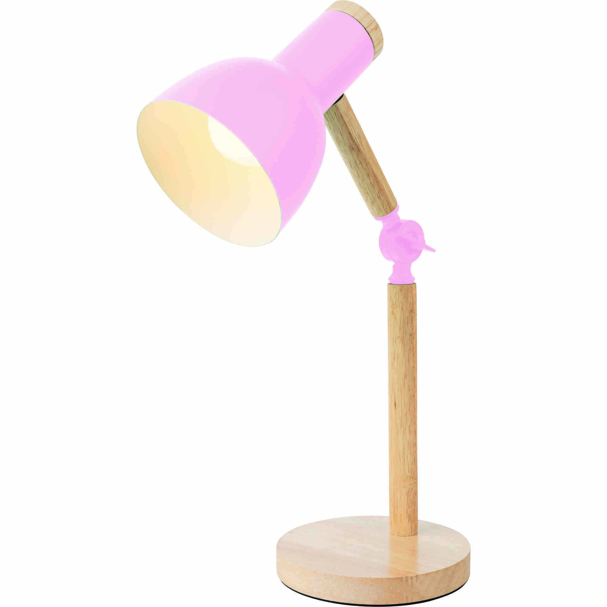 Candeeiro de Secretária Articulado Rosa  E27