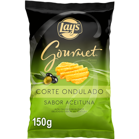Batata Frita Gourmet Azeitona Corte Ondulado