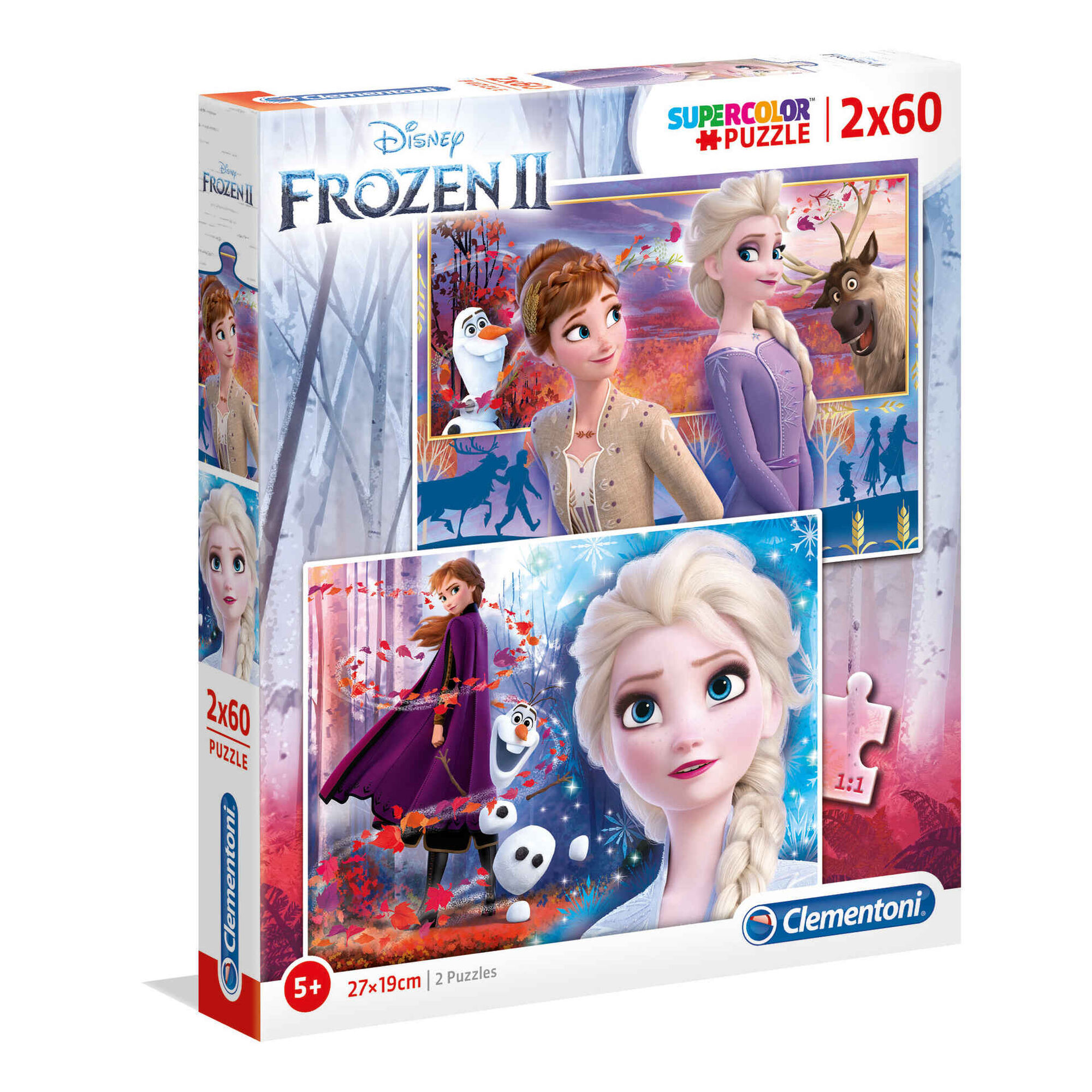 Disney - Puzzle Frozen 2x60 Pe&ccedil;as