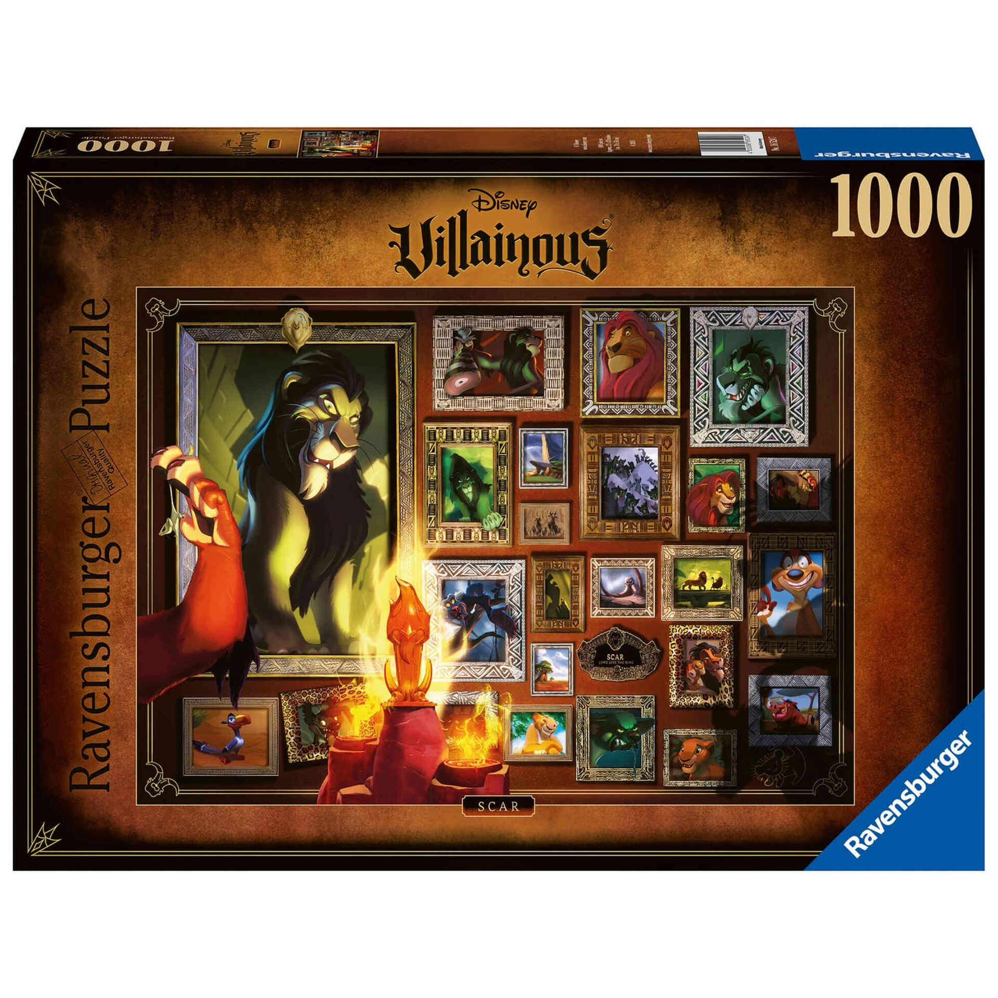 Puzzle Villainous Scar 1000 Peças Puzzle Villainous Scar 1000 Peças