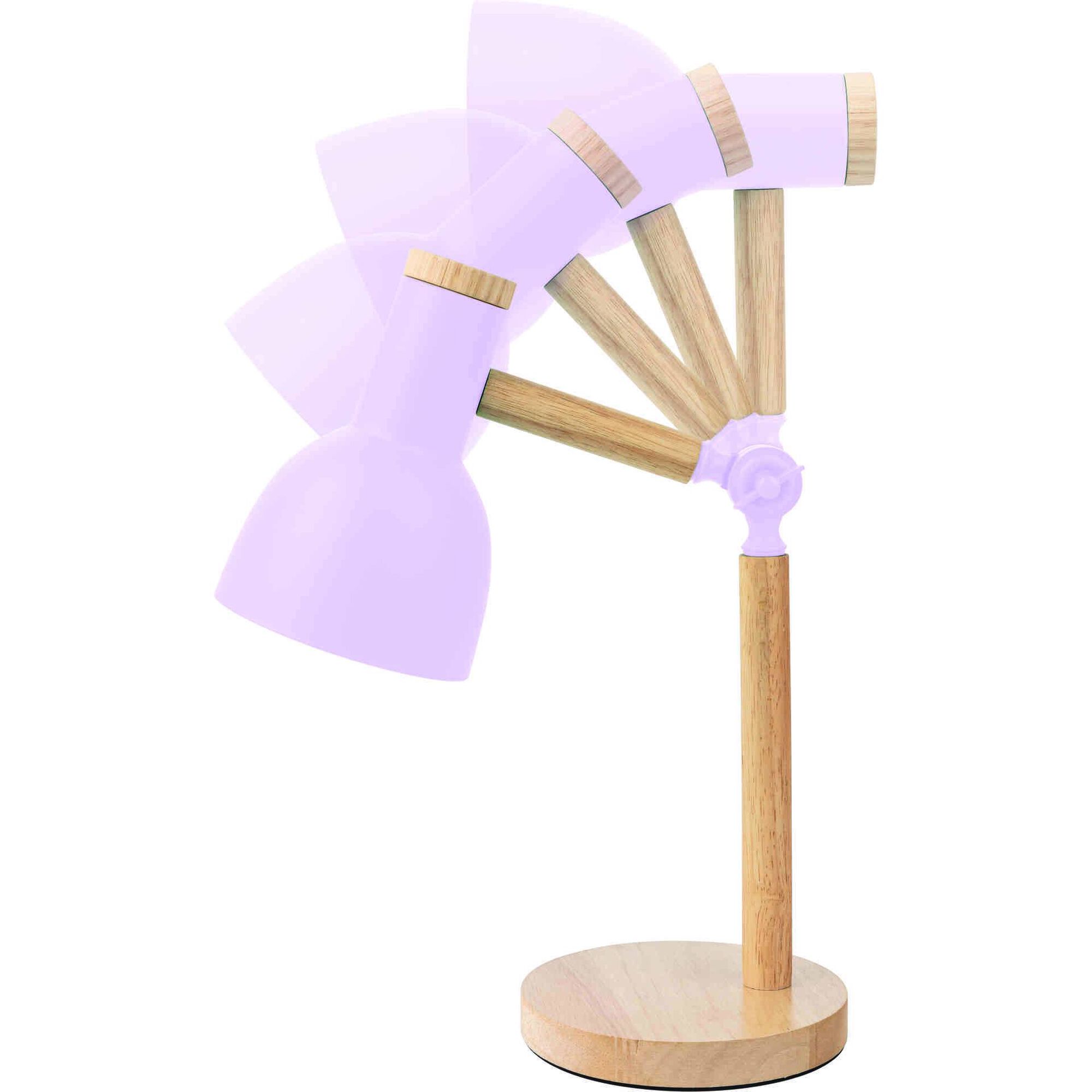 Candeeiro de Secretária Articulado Lilás  E27