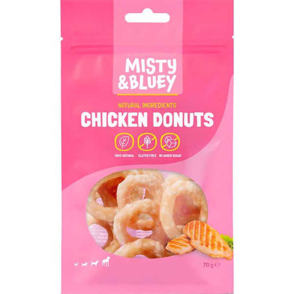 Snack para Cão Donut Frango Misty & Bluey