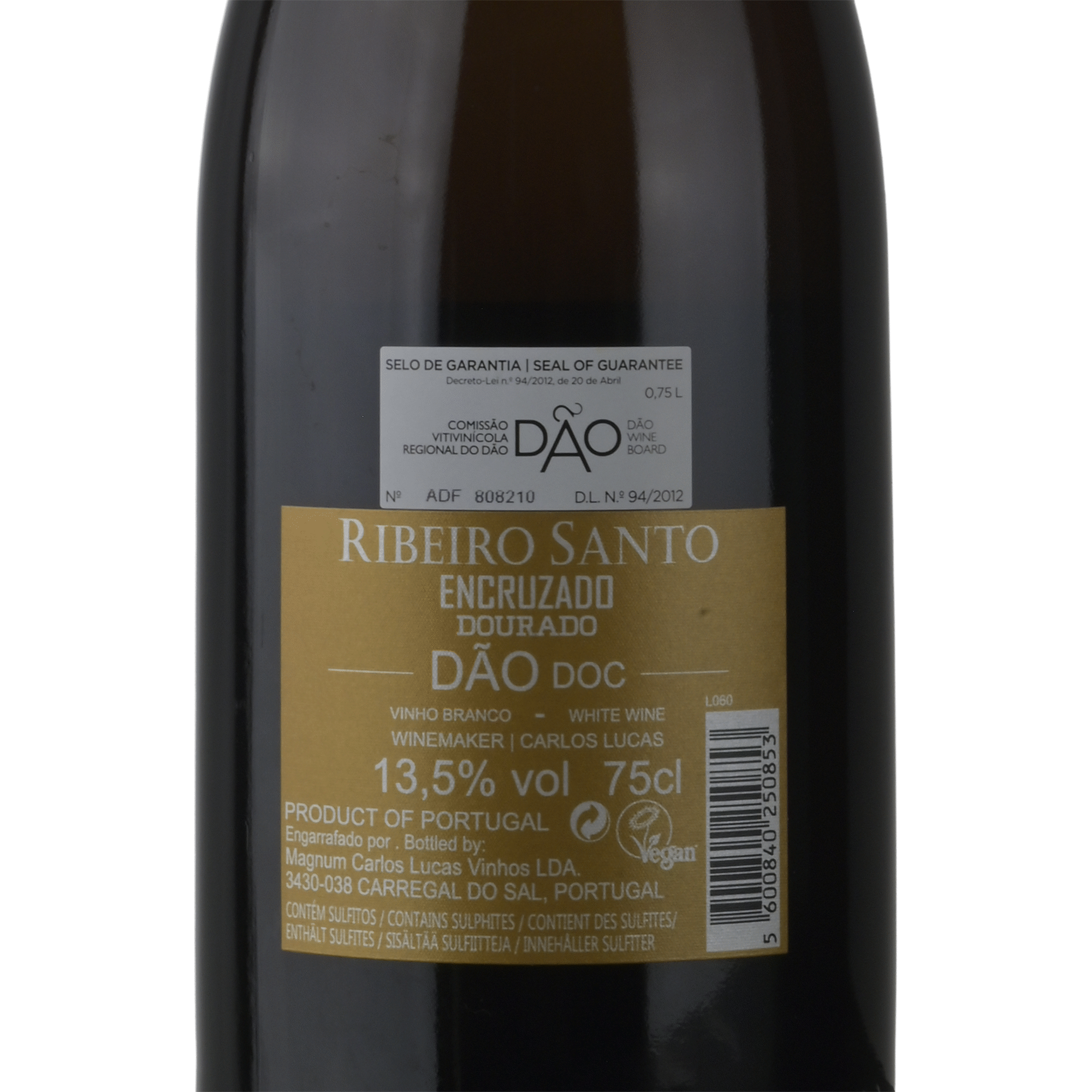Ribeiro Santo Encruzado D&atilde;o Vinho Branco